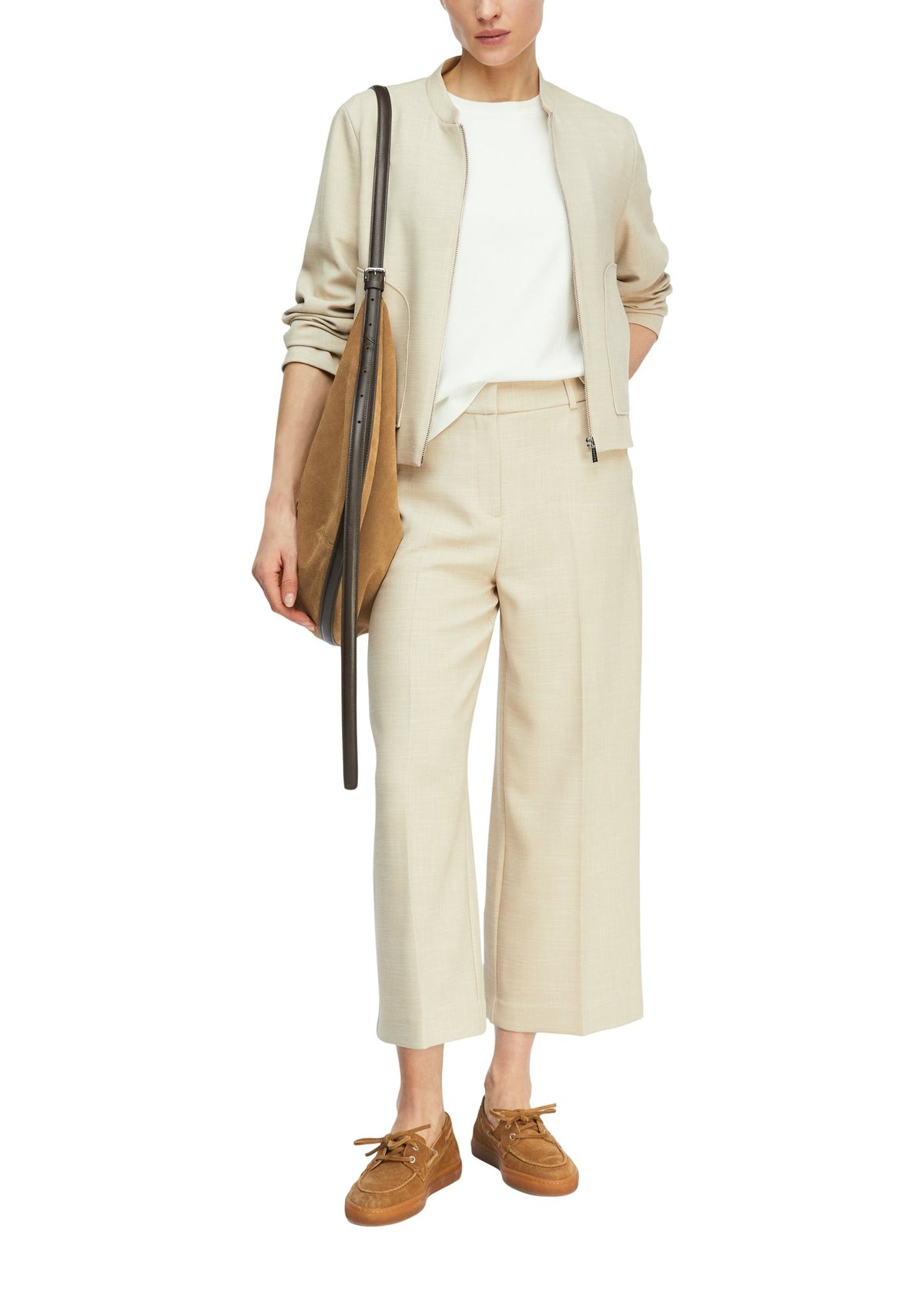 Comma Blouson Brown