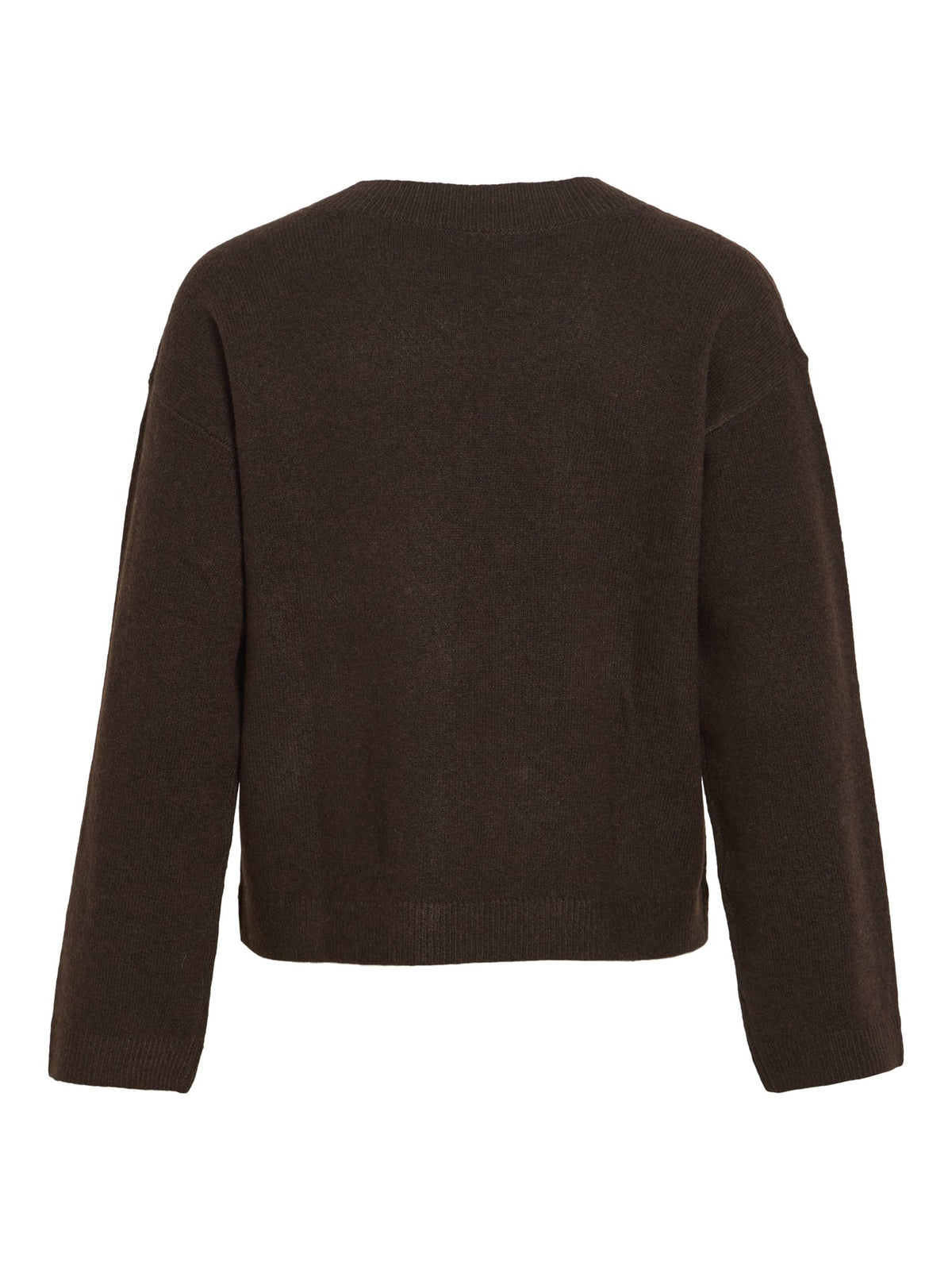 VILA Strickpullover Coffee Bean/Melange
