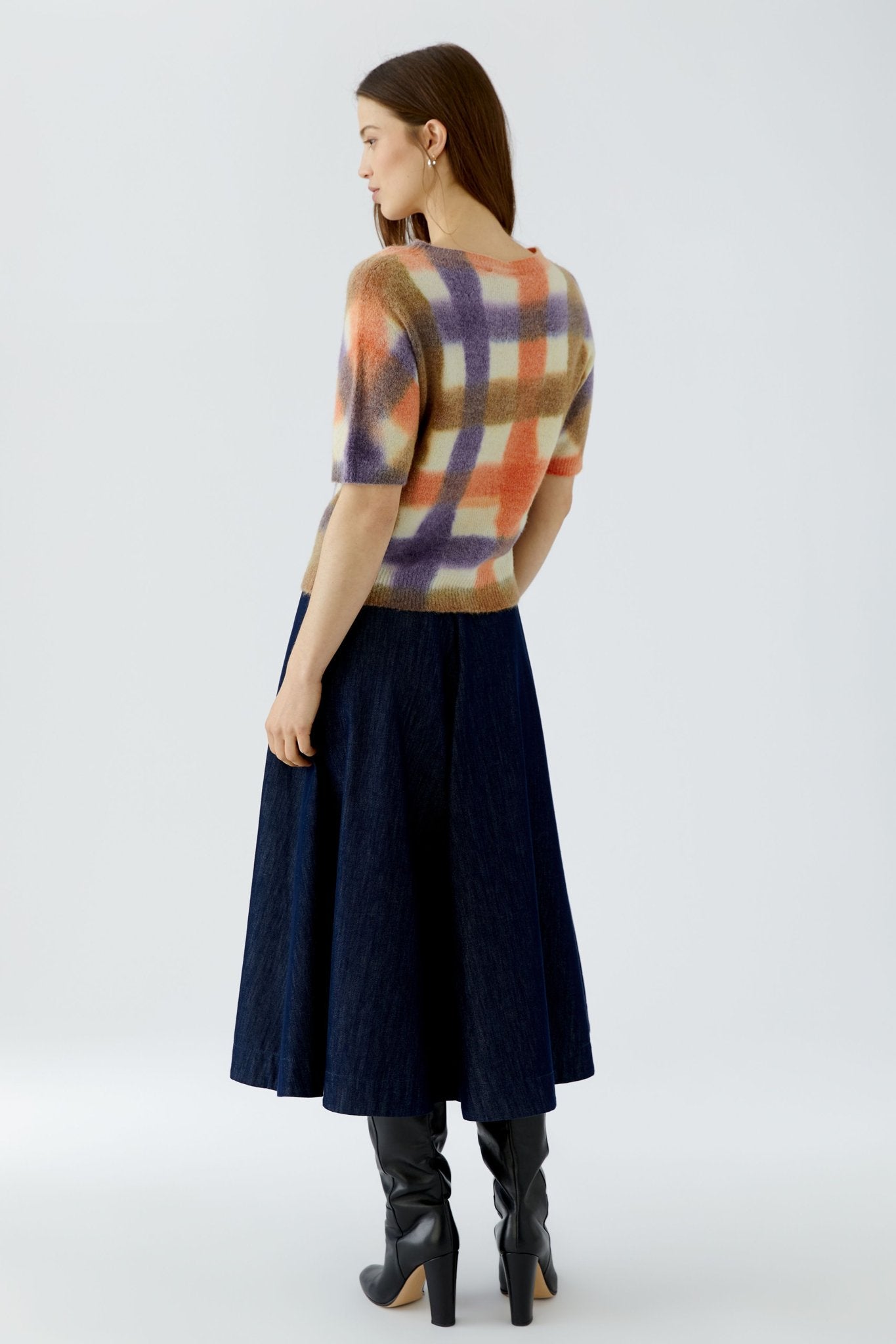 Pullover mit Gittermuster