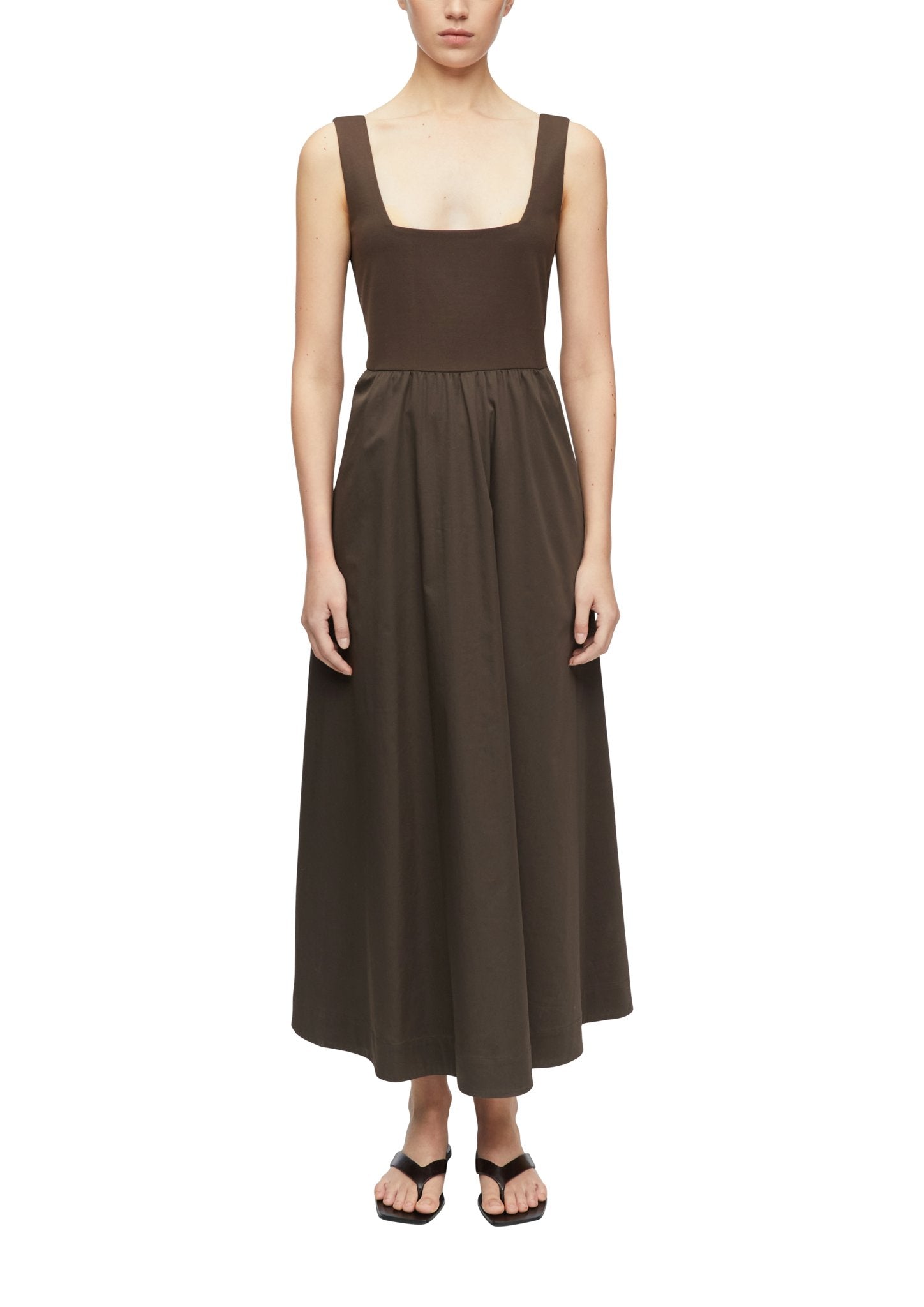 Kleid mit Popeline-Rock