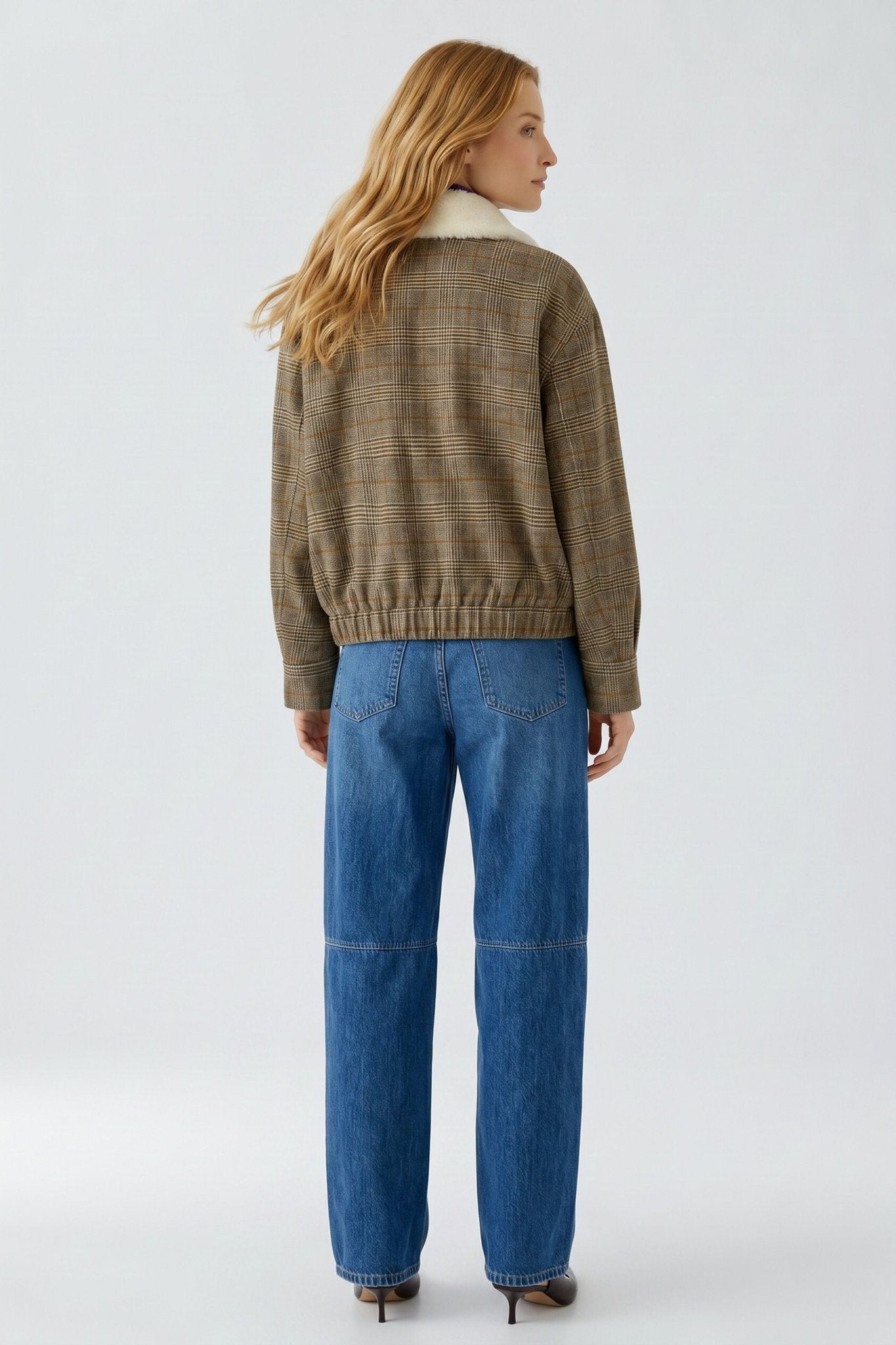 Blouson mit Karomuster
