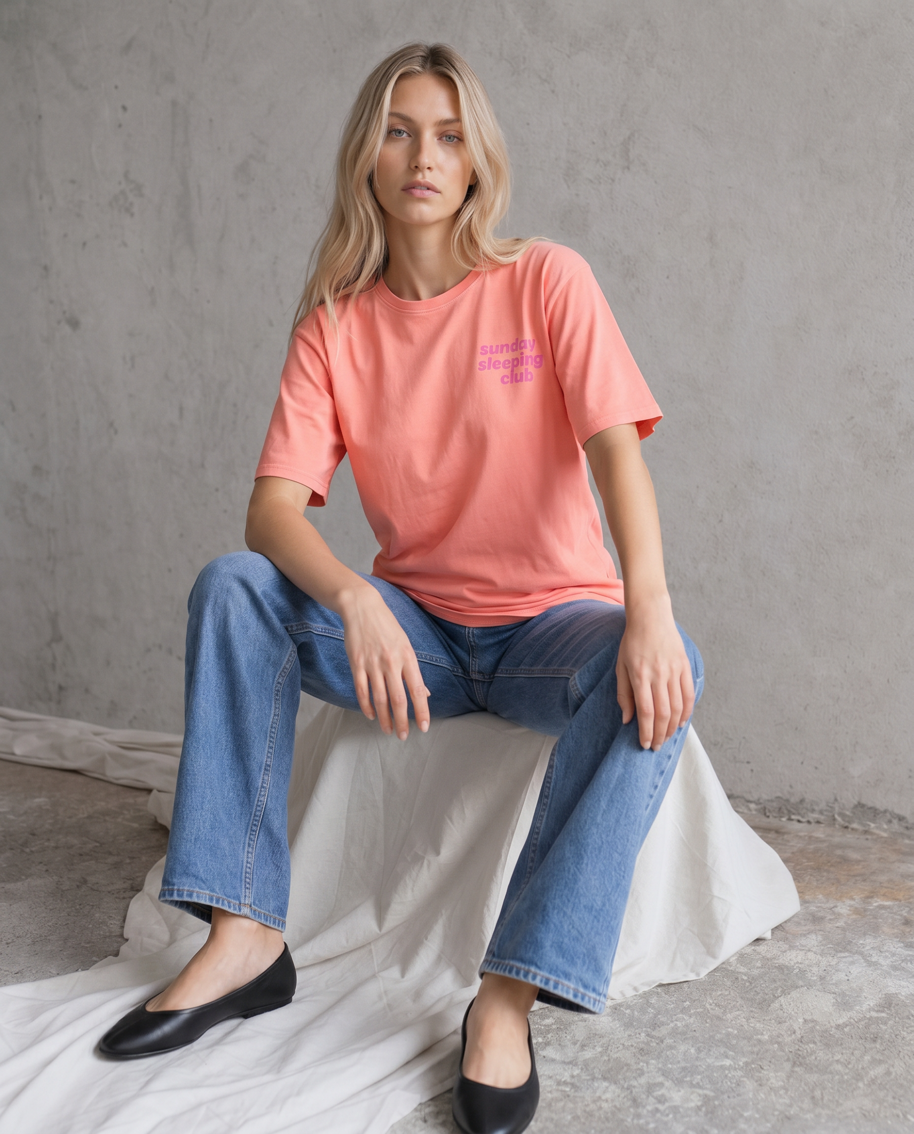 Goose Flash T-Shirts Apricot/Pink