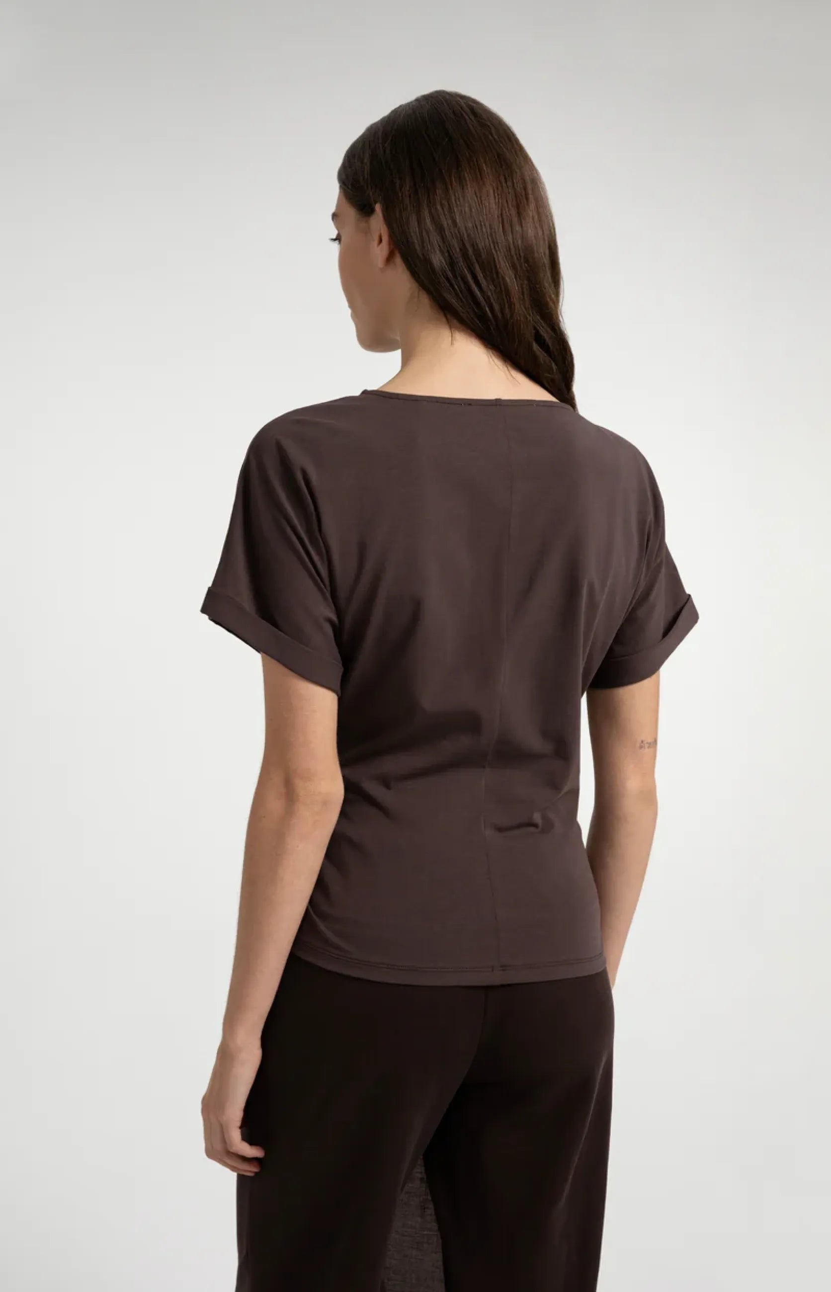 T-Shirt mit Knotendetail