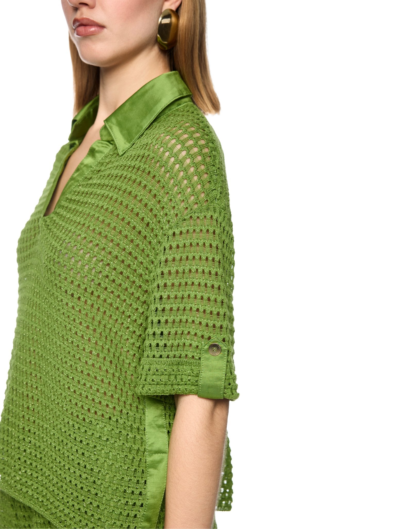 MarcCain Collections Strickpullover Garden Green