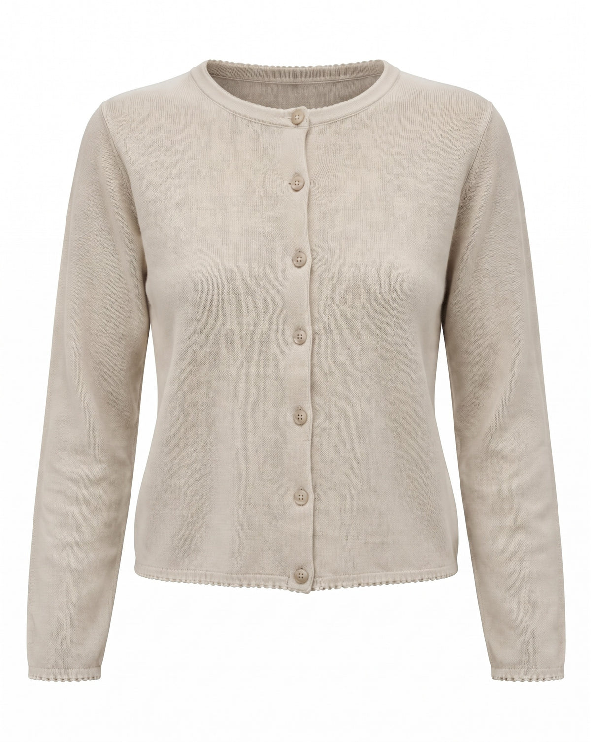 Strickjacke mit Zick-Zack Kanten