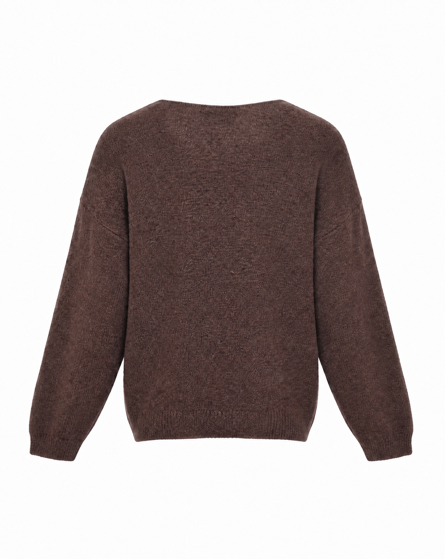 Strickpullover mit V-Ausschnitt