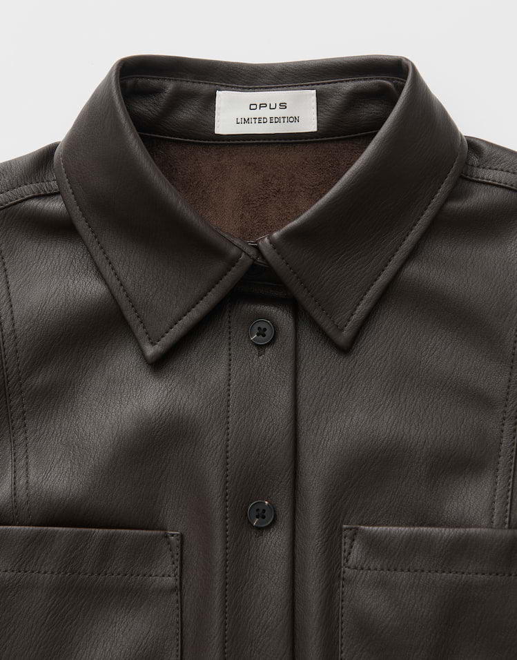 Lederimitatbluse Feleather