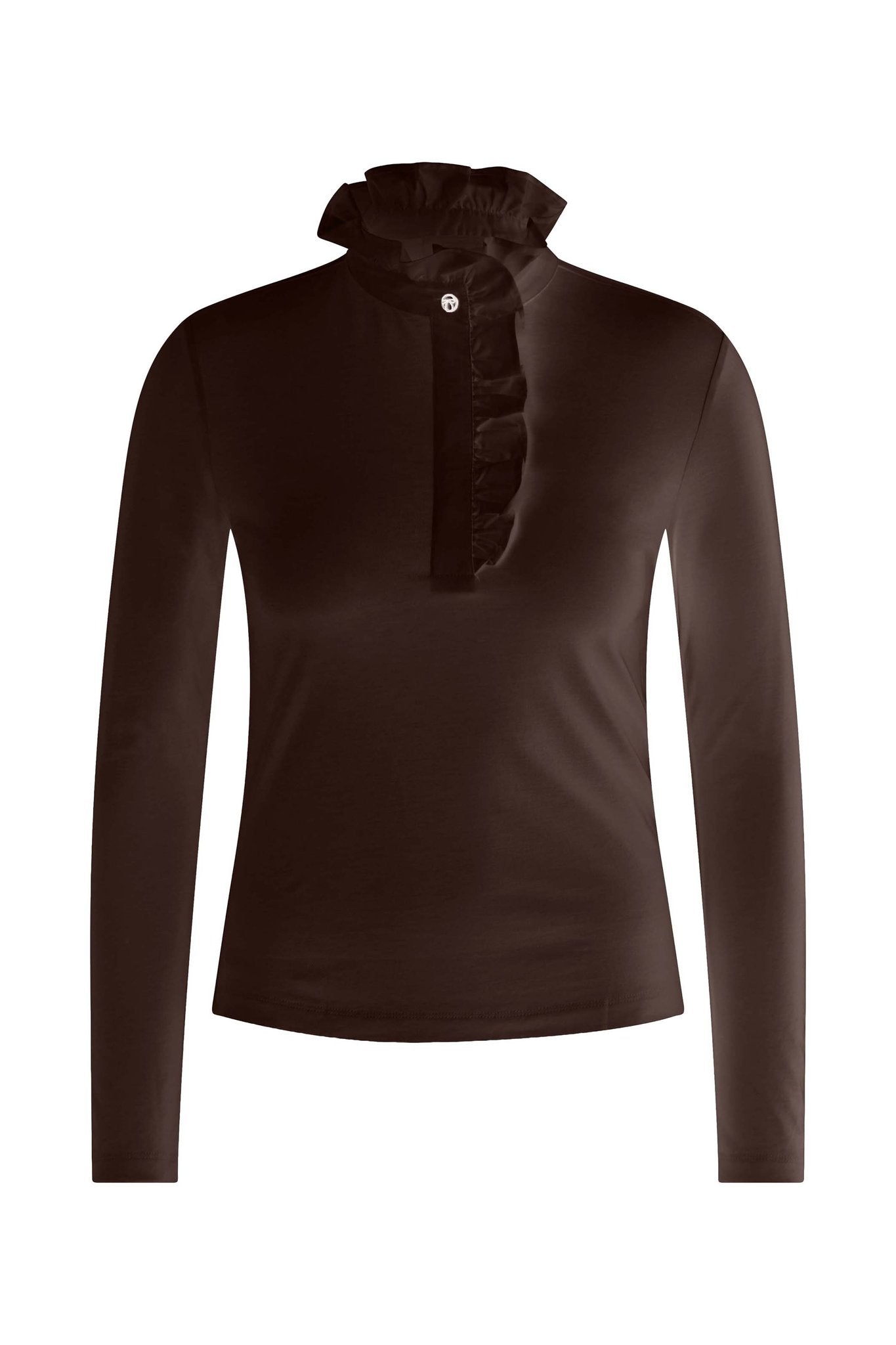 Longsleeve mit Rüschenkragen