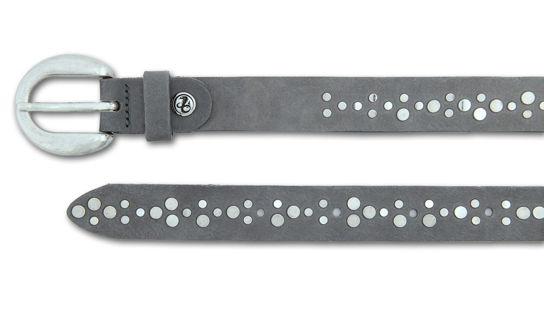 2,5cm Nubukleder Nieteng.