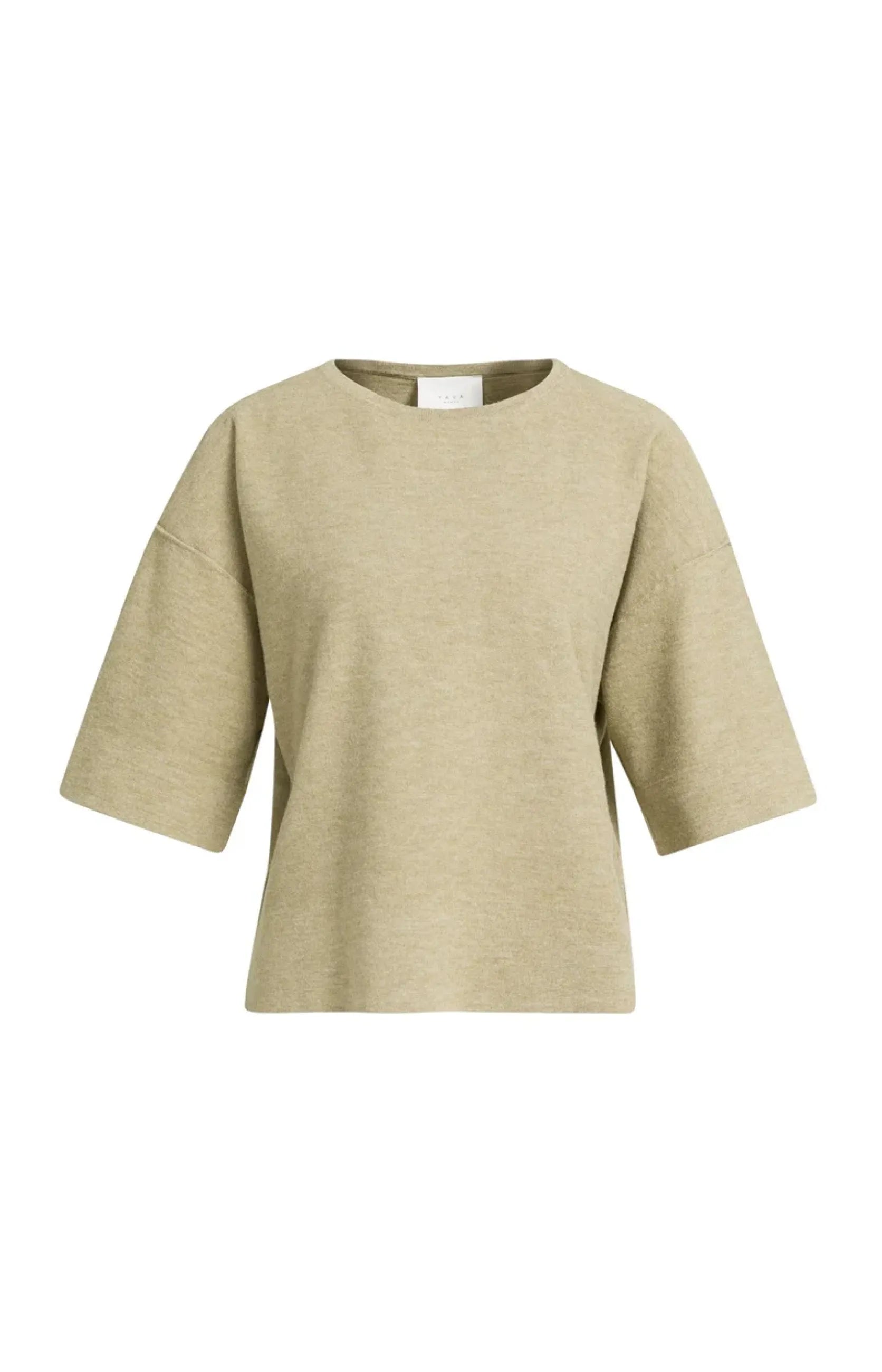 Oversize-Shirt aus Feinstrick mit halblangen Ärmeln