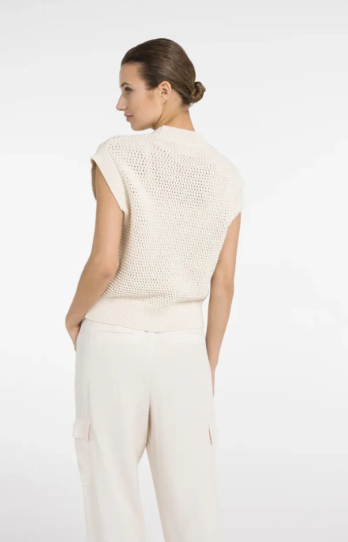 Ärmelloser Cardigan