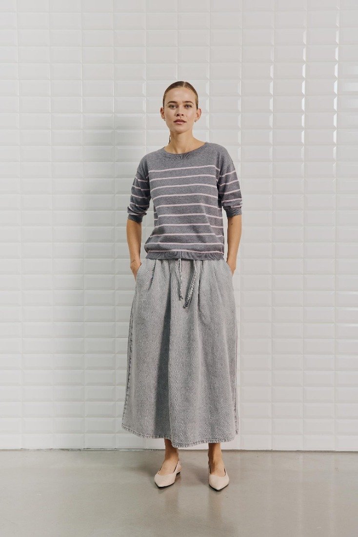 WithBlack Strickpullover Grey _ Lav