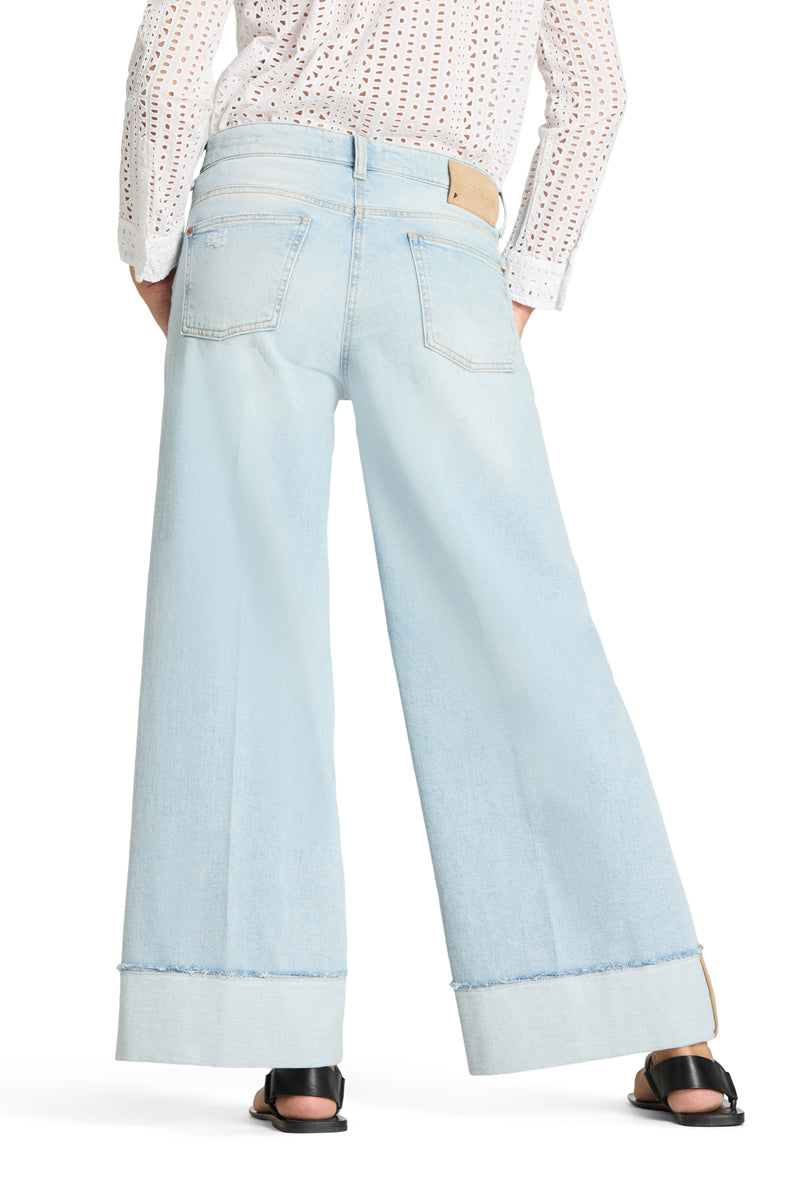 Cambio Wide Leg Cross Superbleached Fring