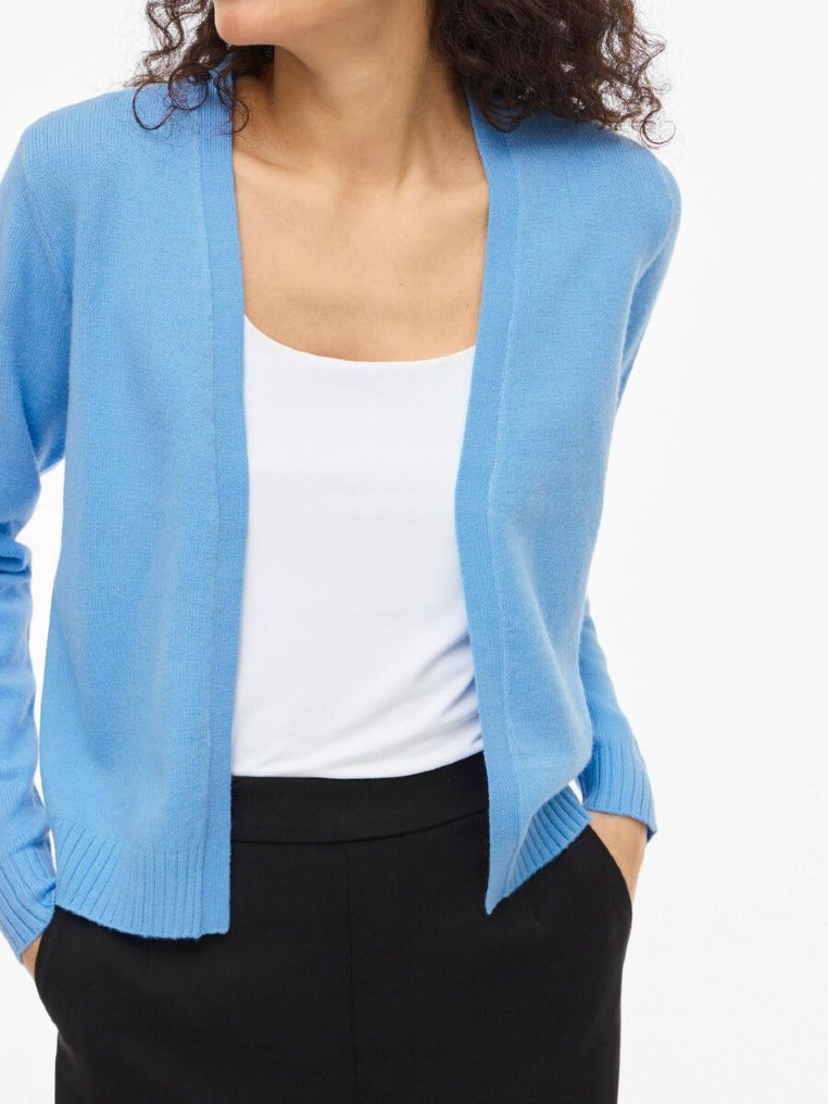 VILA Strickjacken All Aboard/Dark Melange