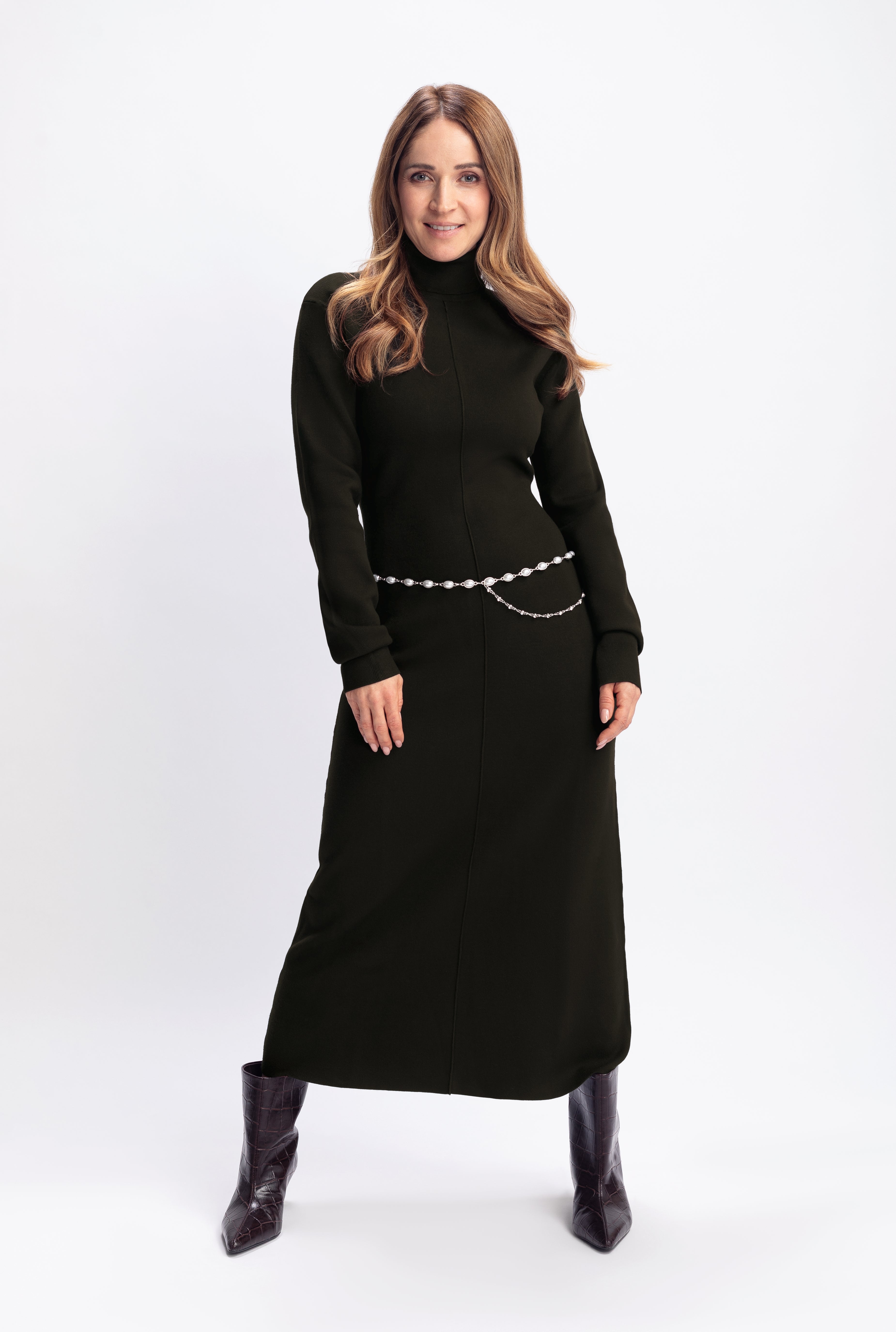 Kettengürtel mit Perlen