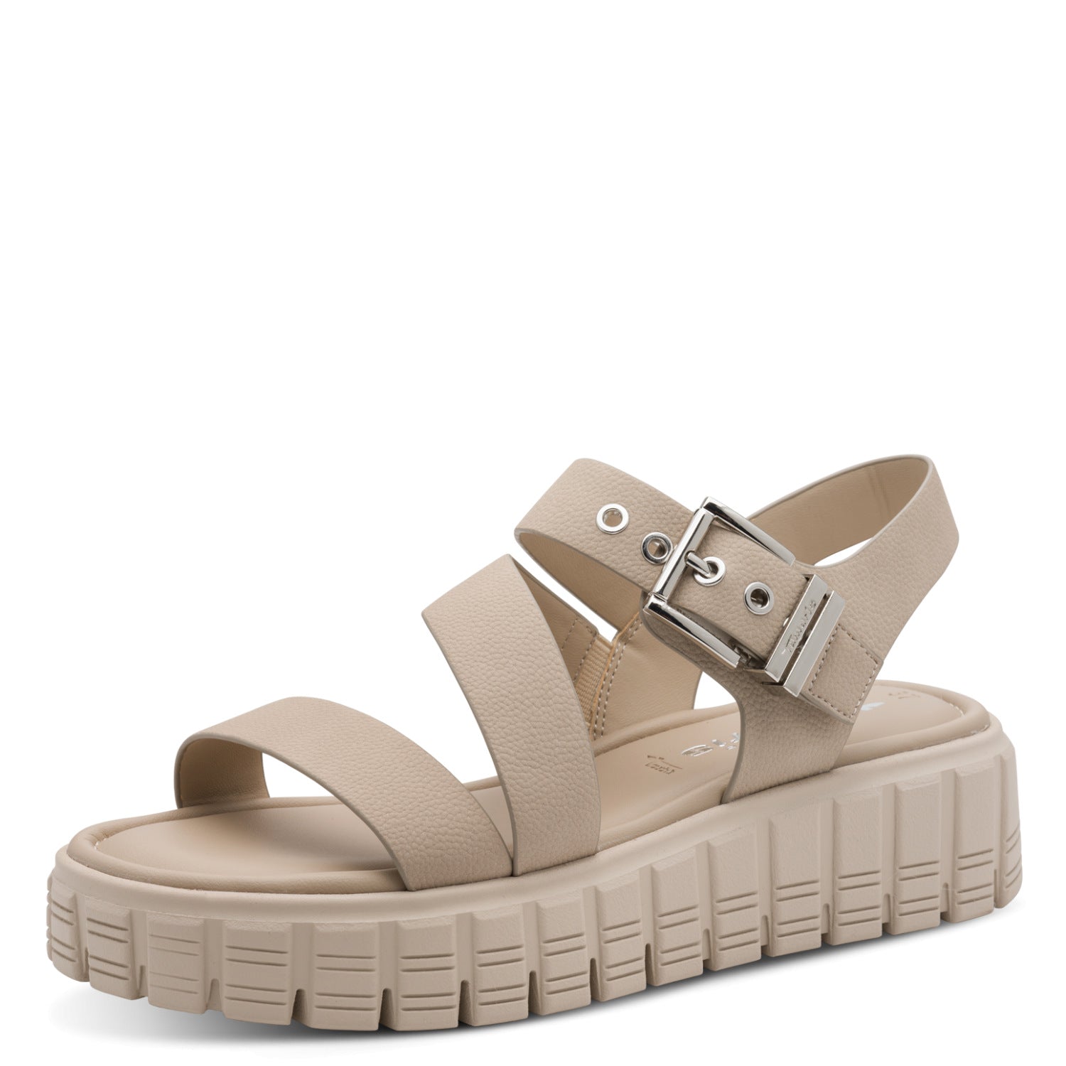 Sandalette mit großer Metallschieße