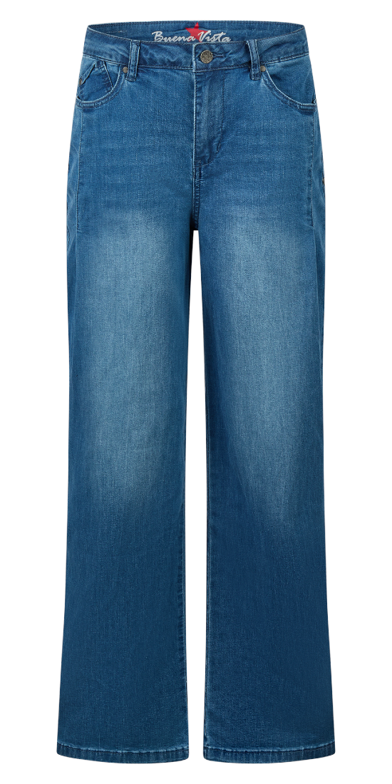 Buena Vista Wide Leg Stormy Denim