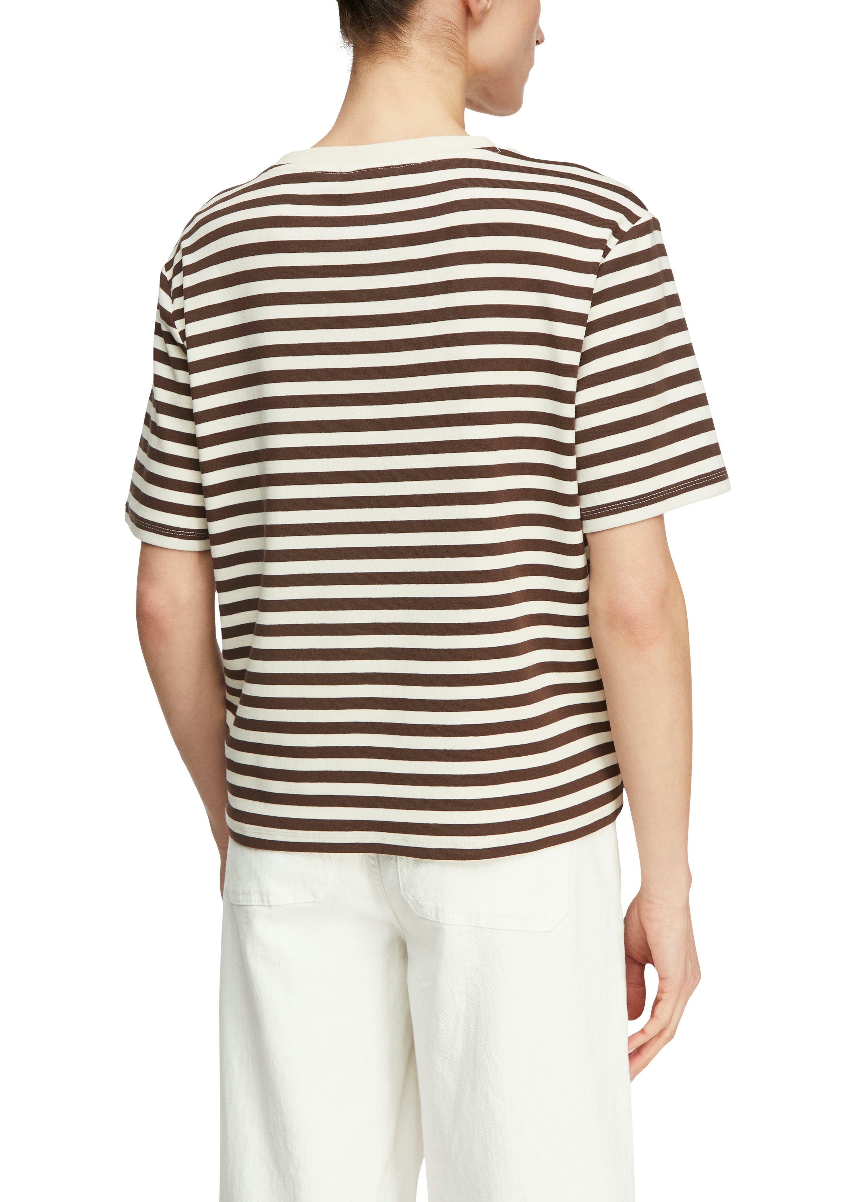 Comma T-Shirts Brown