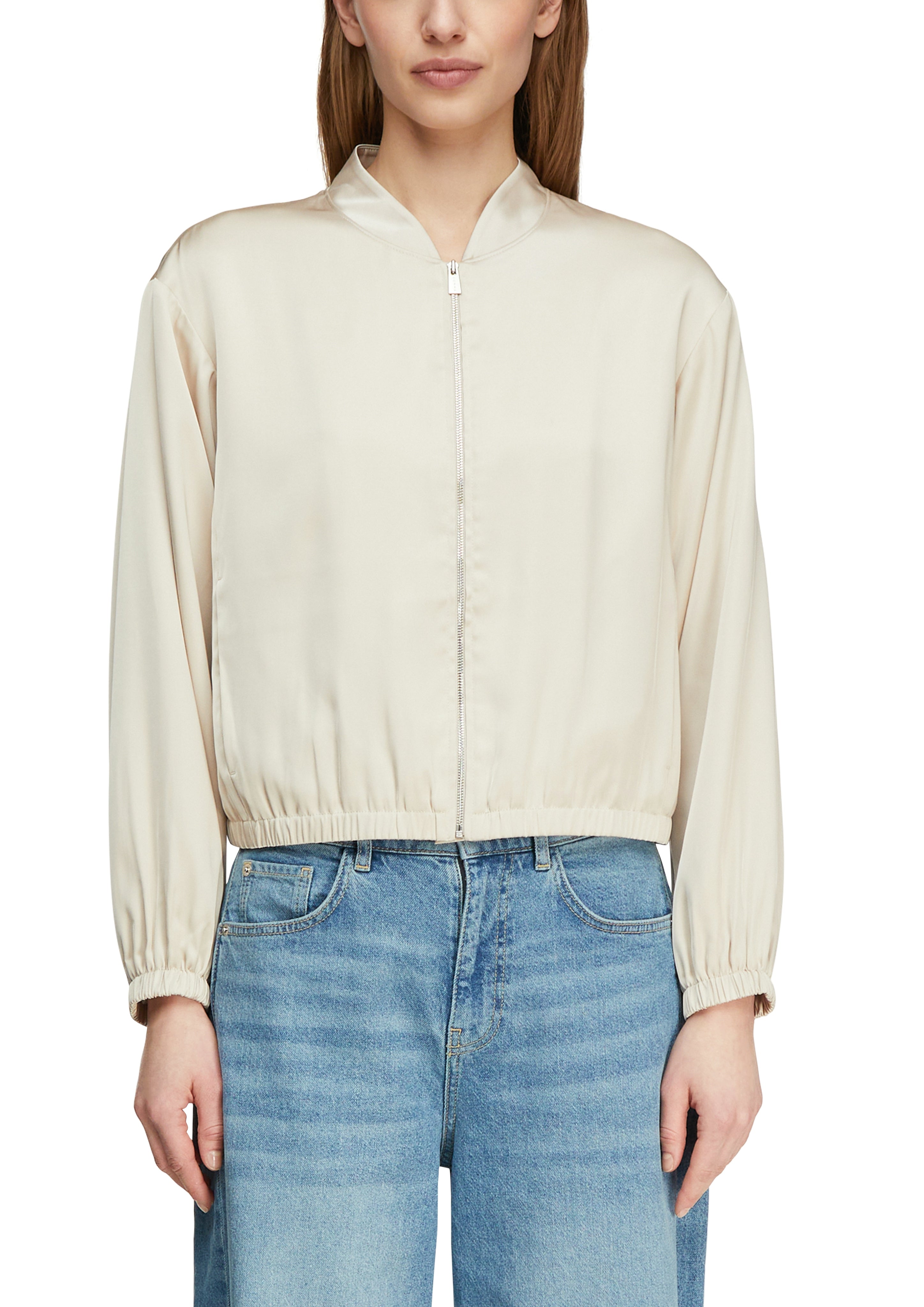 Comma Blouson Grey/Black