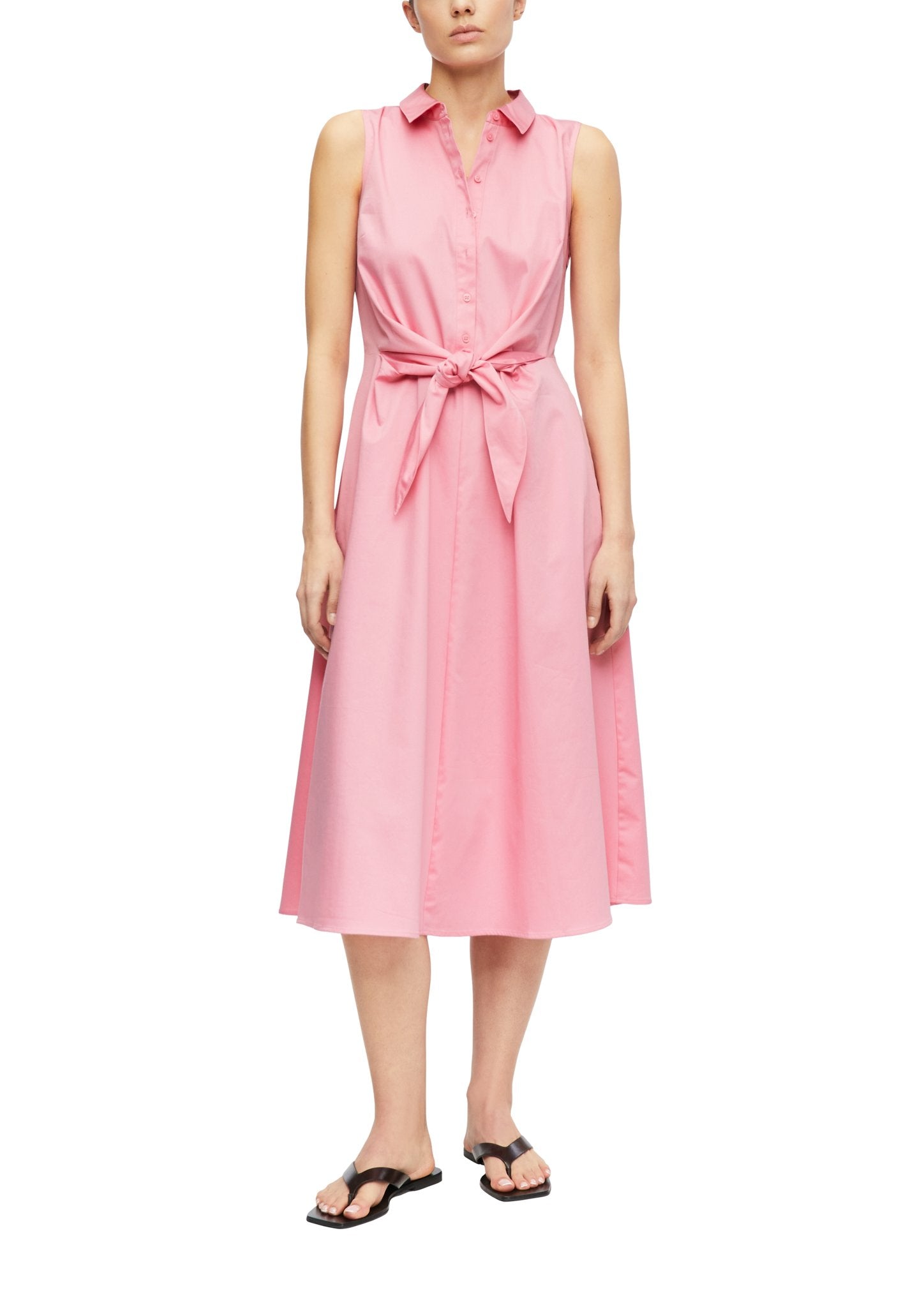 Midikleid mit Knotendetail