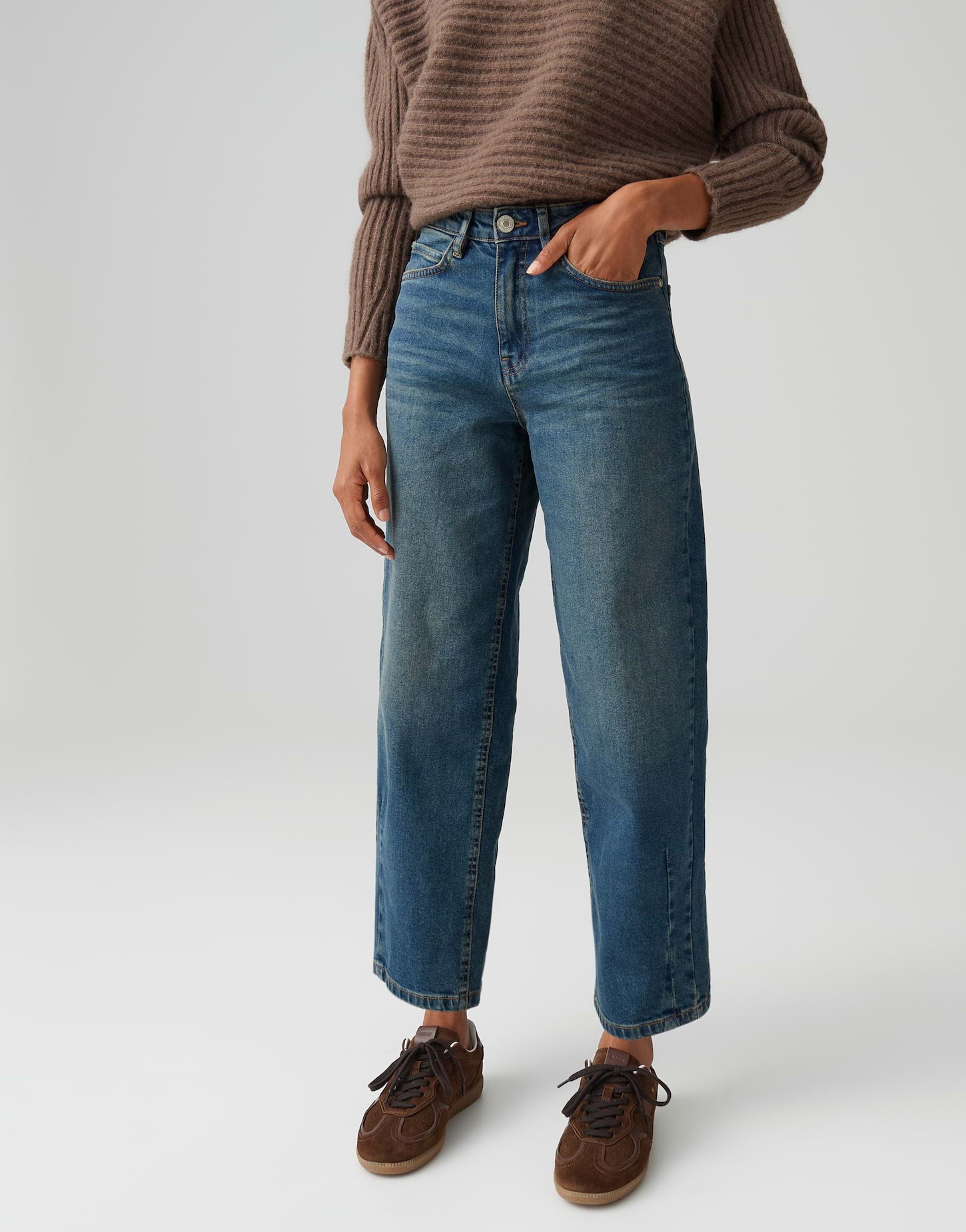 Opus Slim Fit Mid Retro Blue