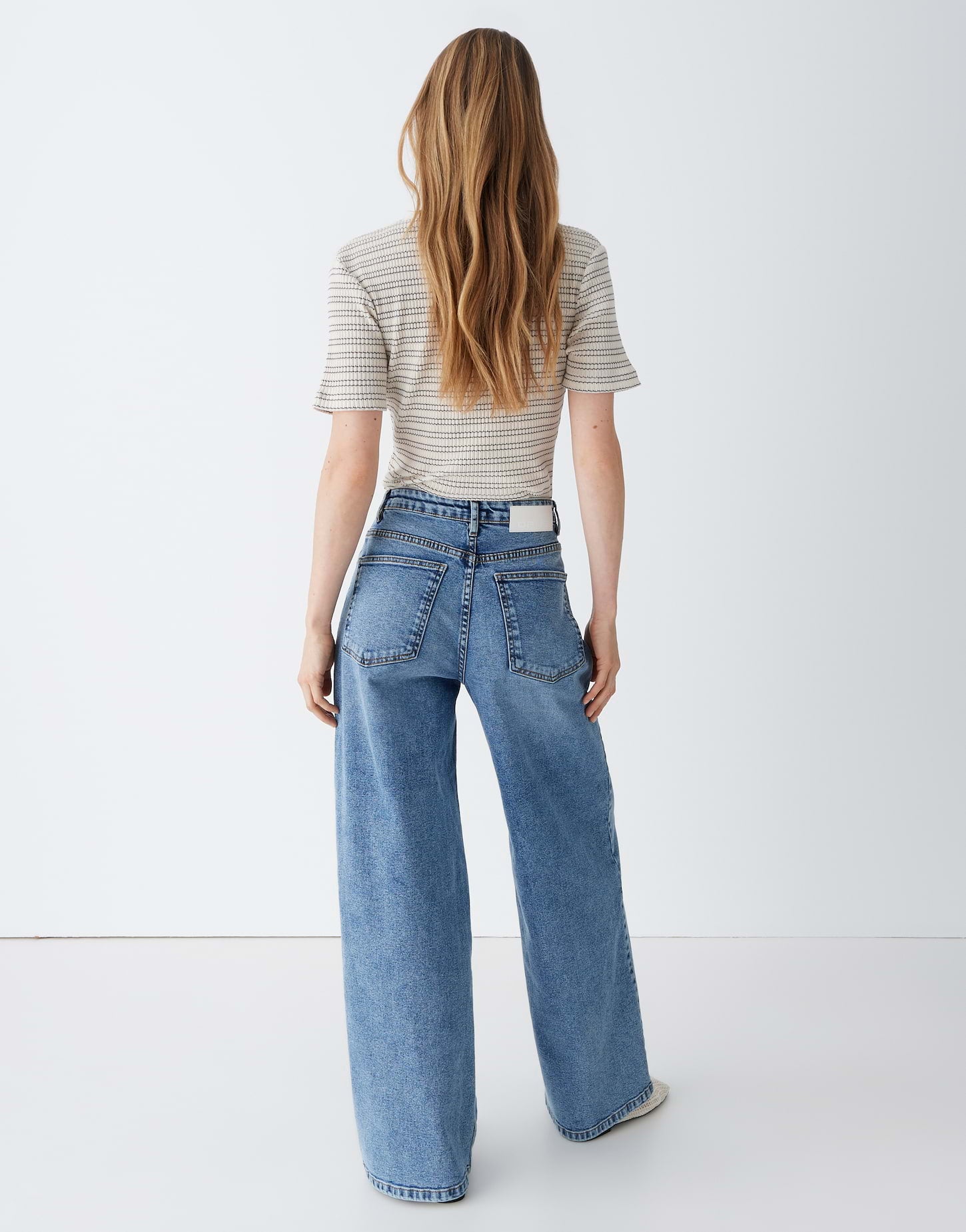 Opus Wide Leg Mid Joy Blue