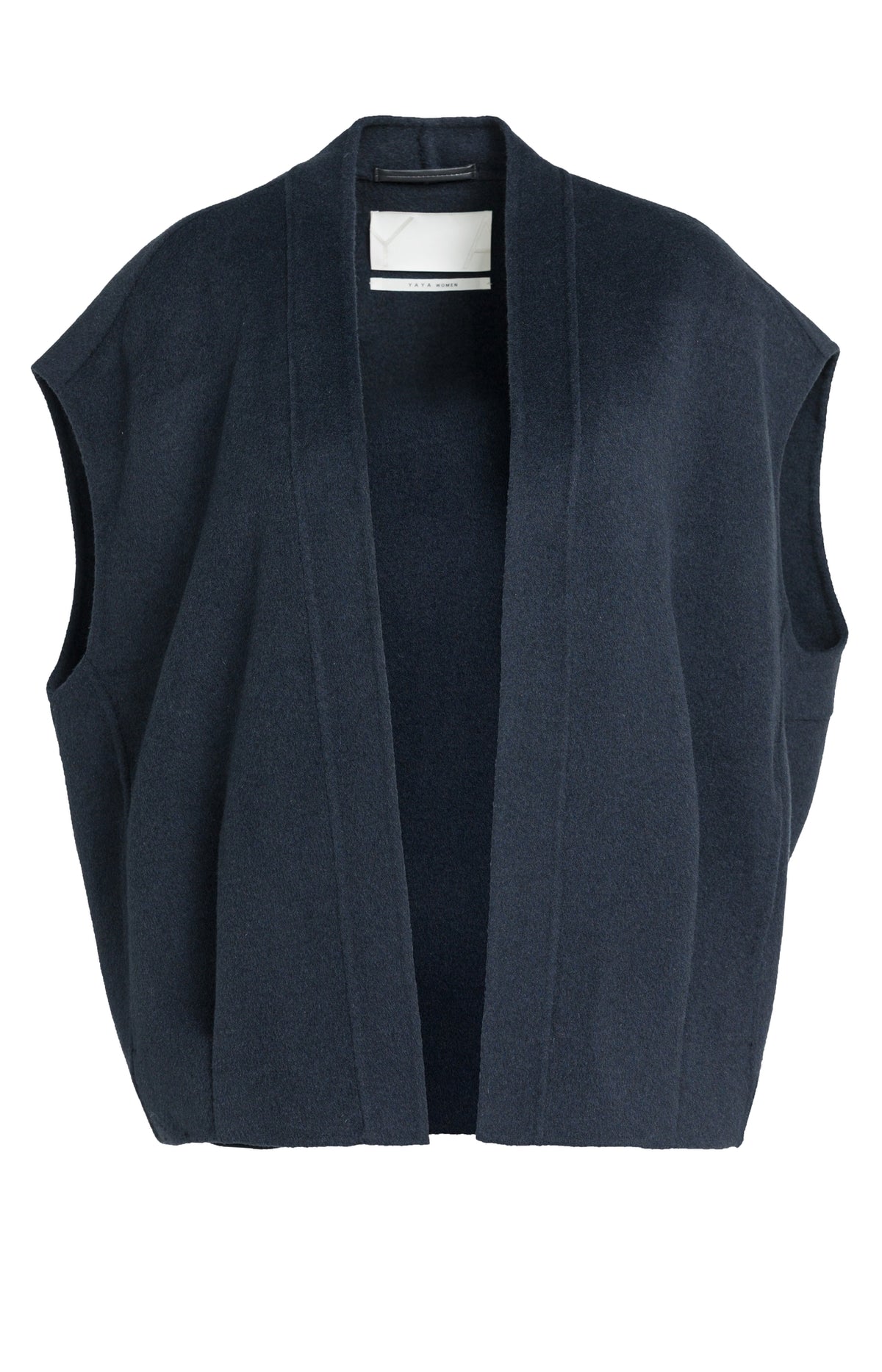 Oversize-Weste aus Wollmischung