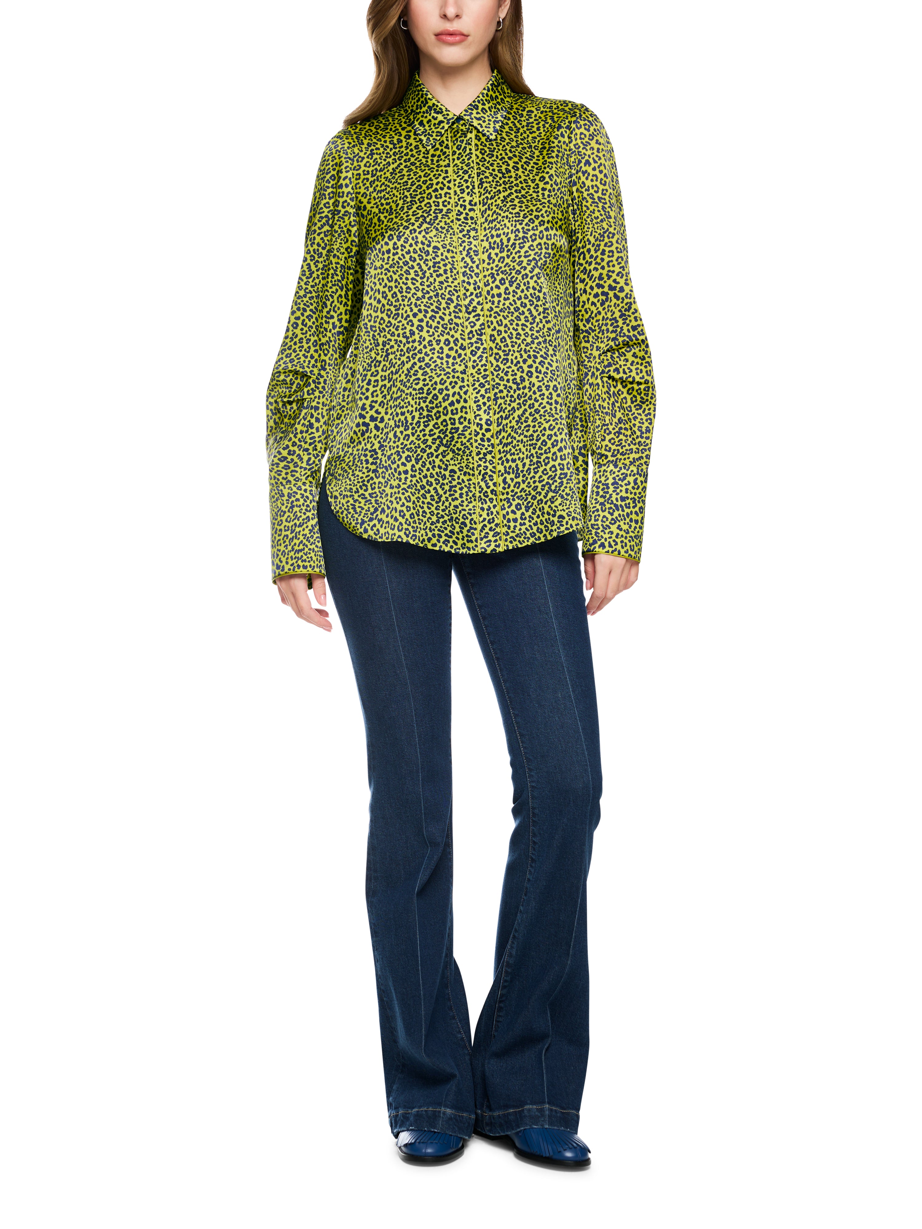 Bluse mit Animal Print
