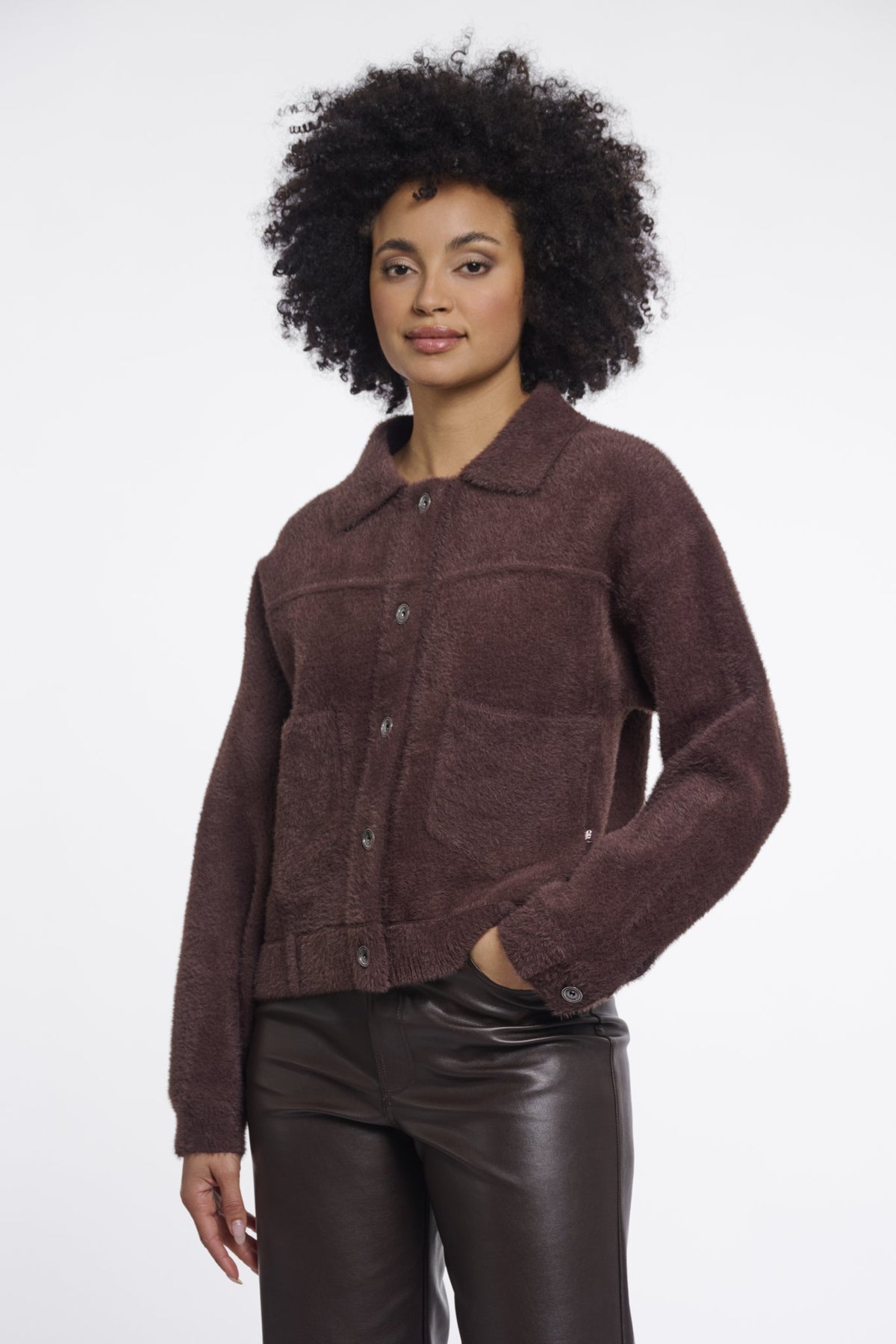 Fellimitatjacke BUBBLY
