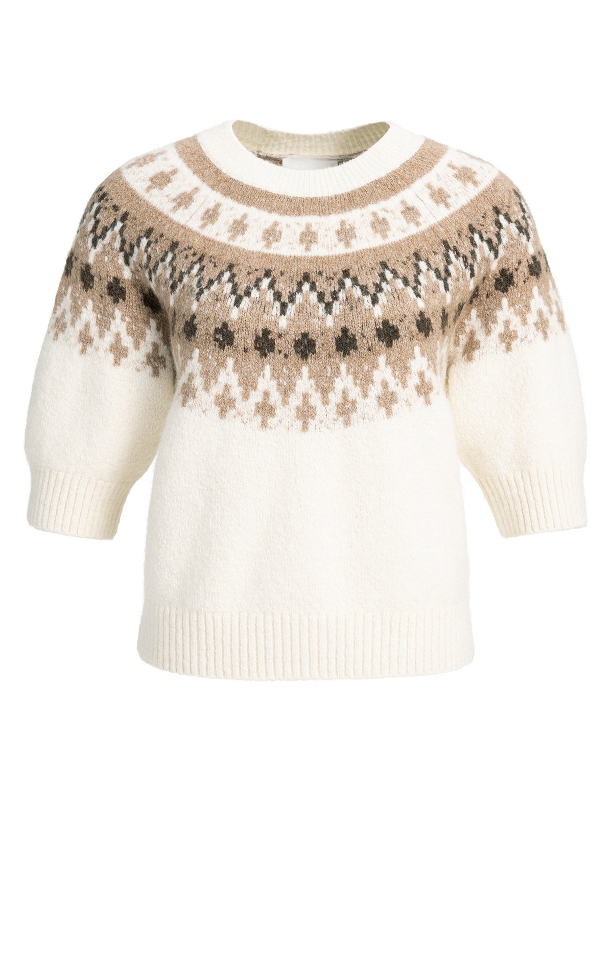 Strickpullover mit nordischem Muster