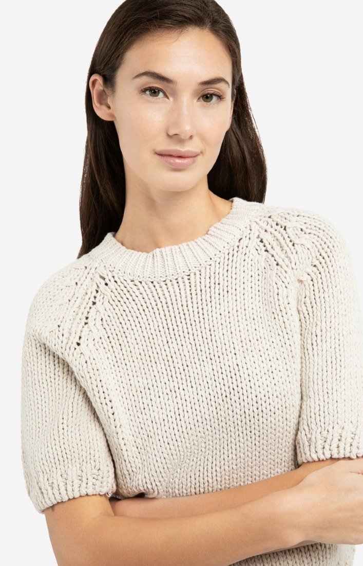 Yaya Strickpullover Kit Beige