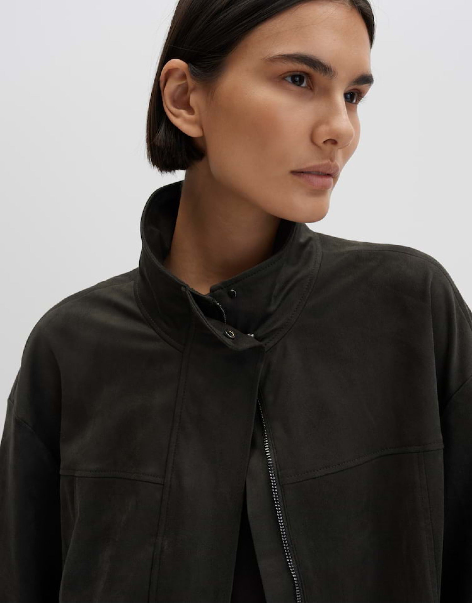 Blouson NEILA in Verlours Optik