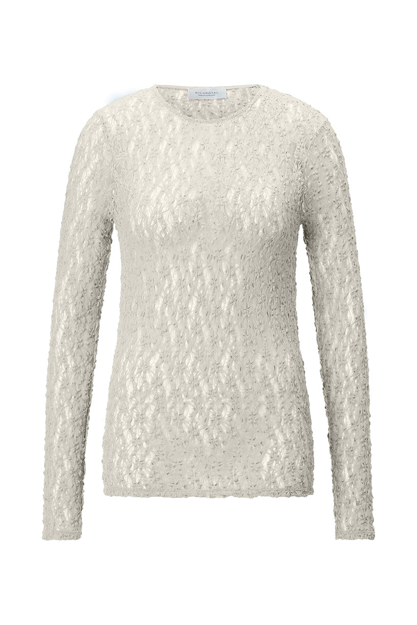 Longsleeve aus Spitze