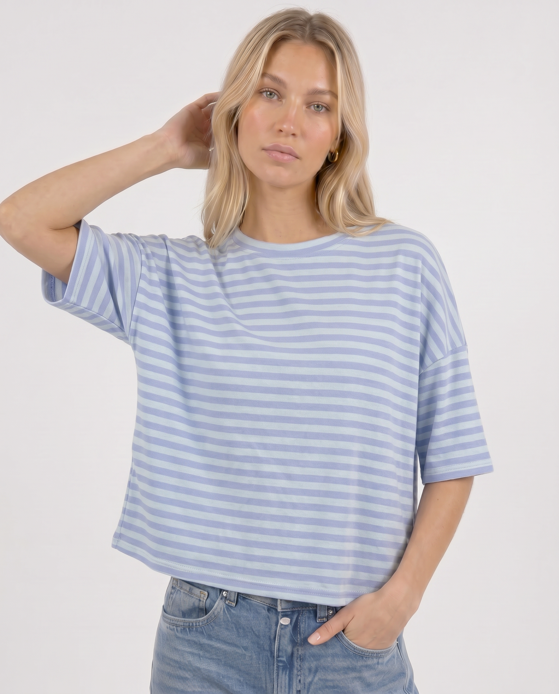 T-Shirt mit Streifen