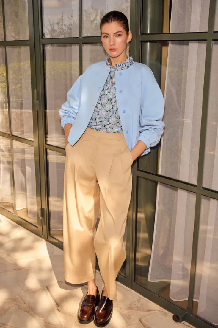 Rich & Royal Business-Hosen Caffee Latte