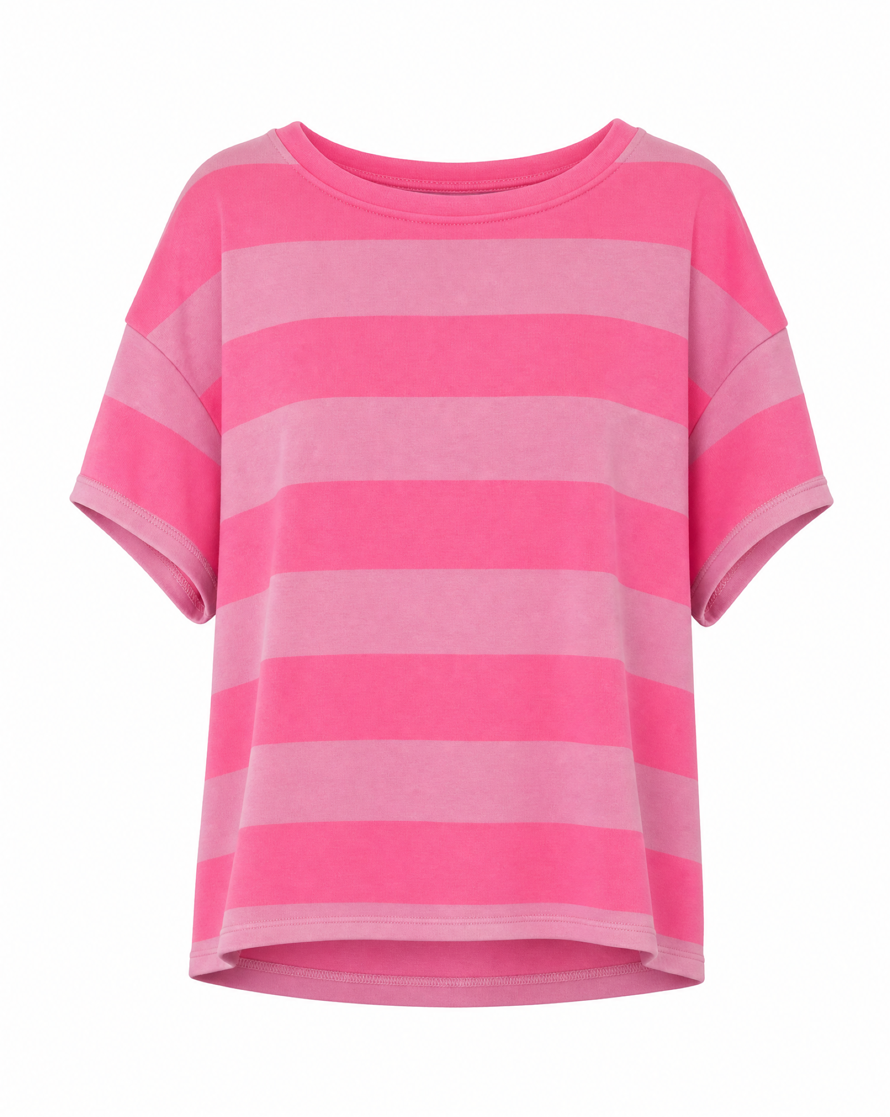 T-Shirt mit Blockstreifen