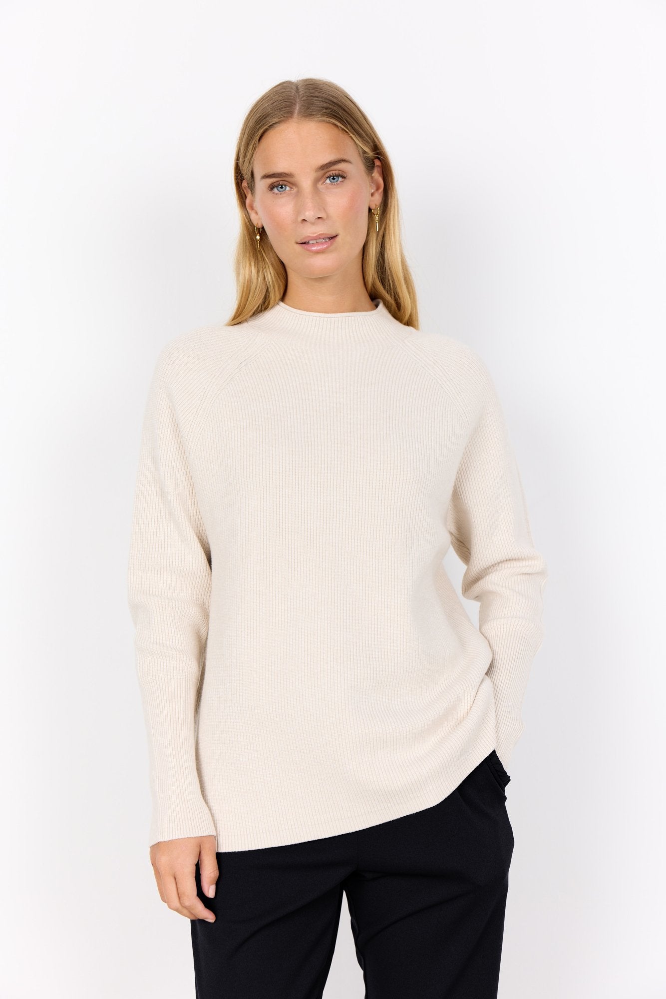 Soyaconcept Strickpullover Cream Melange