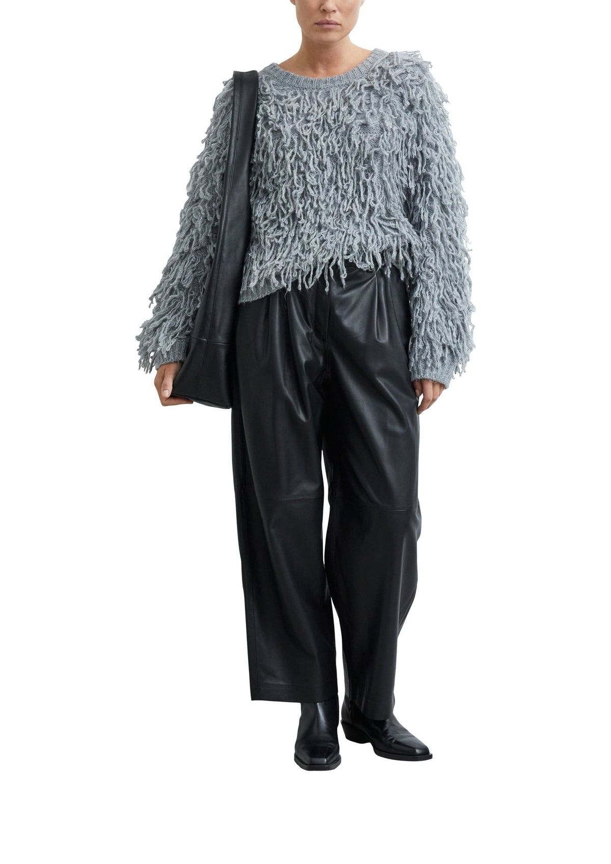 Strickpullover mit Effektgarn