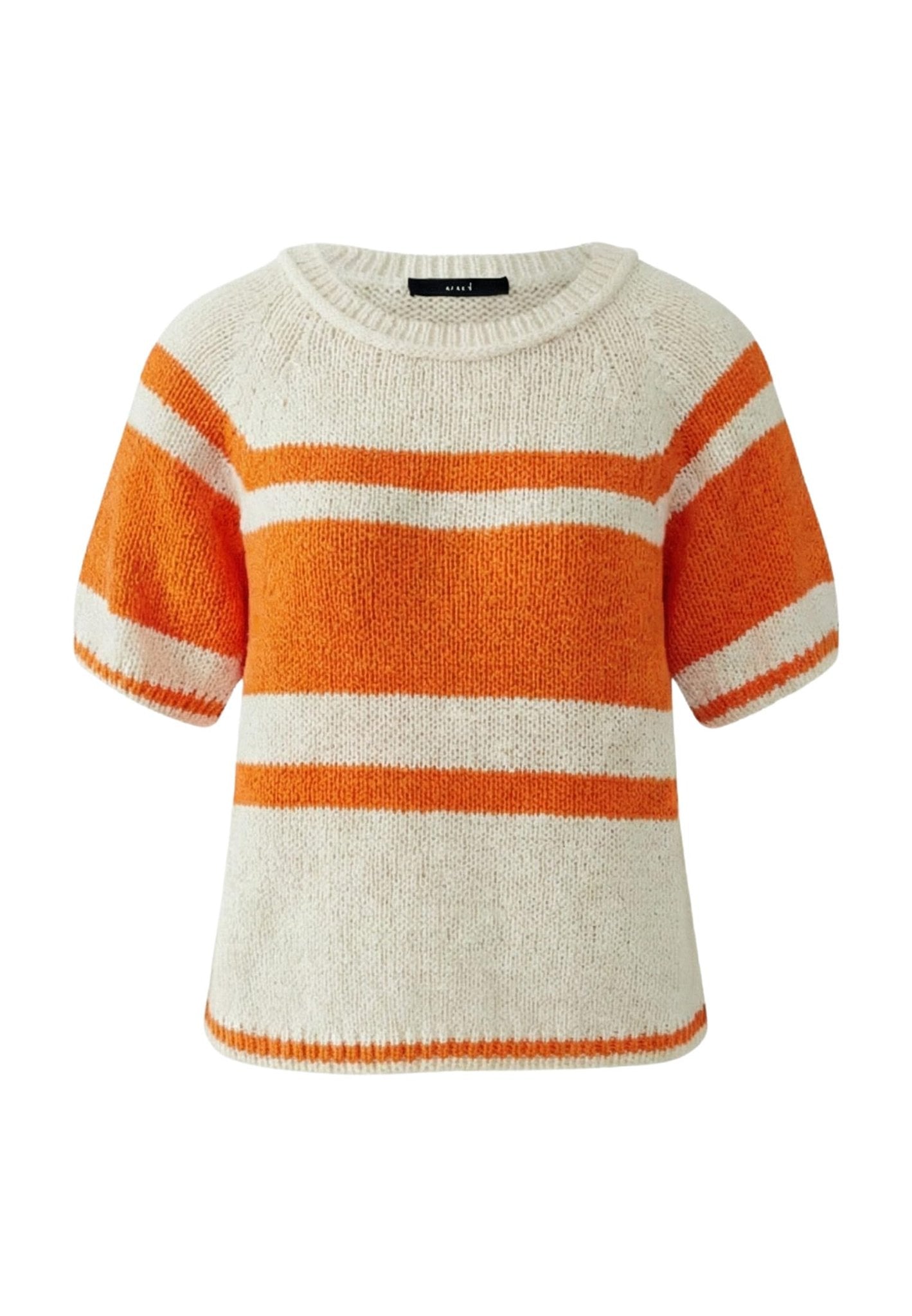 Oui Strickpullover Dk Orange Pin