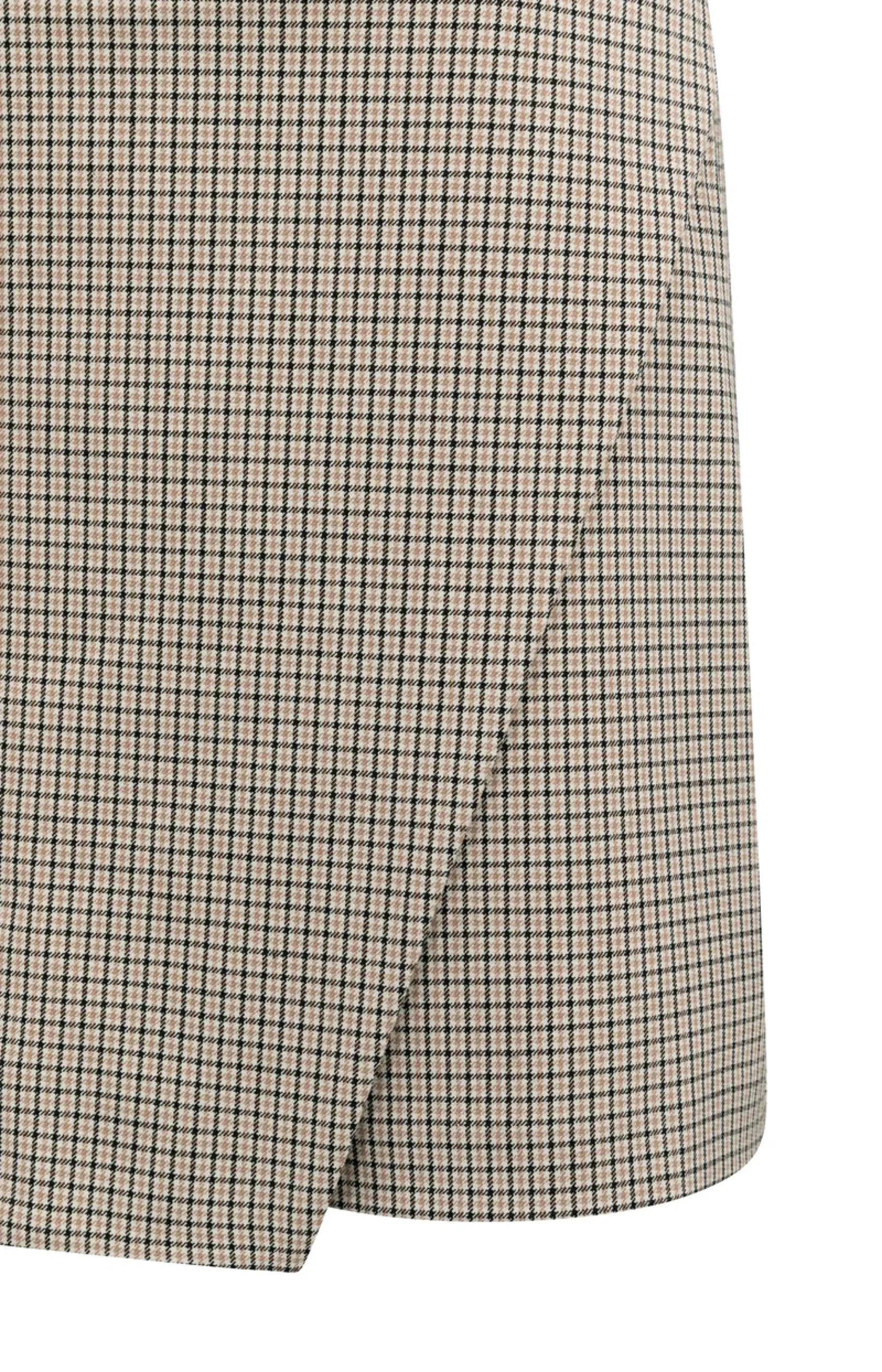 Karierter Skort in Wickeloptik