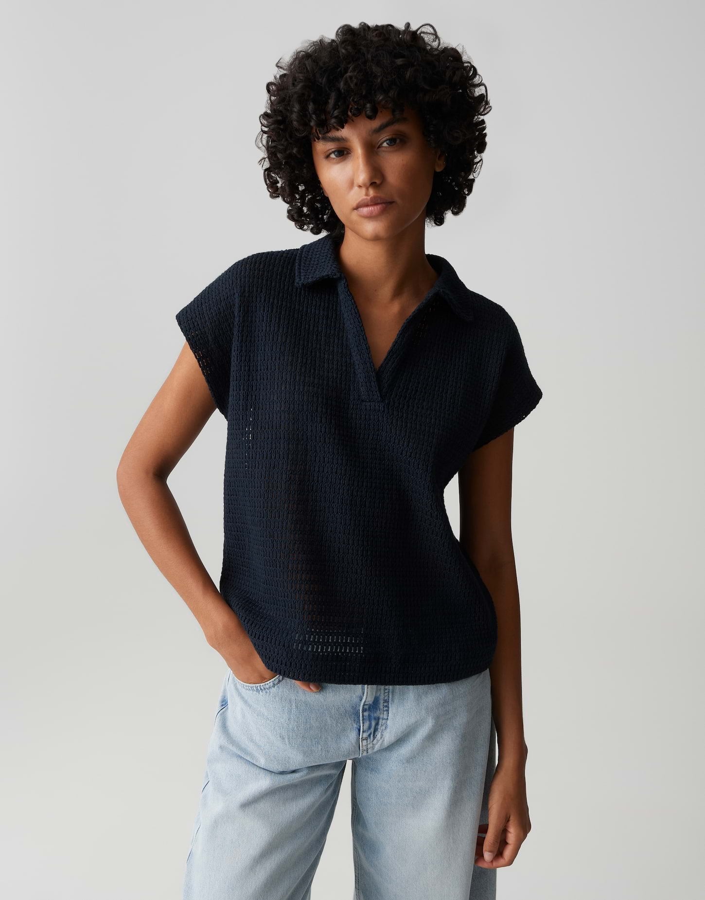 Strickpoloshirt SOMONA