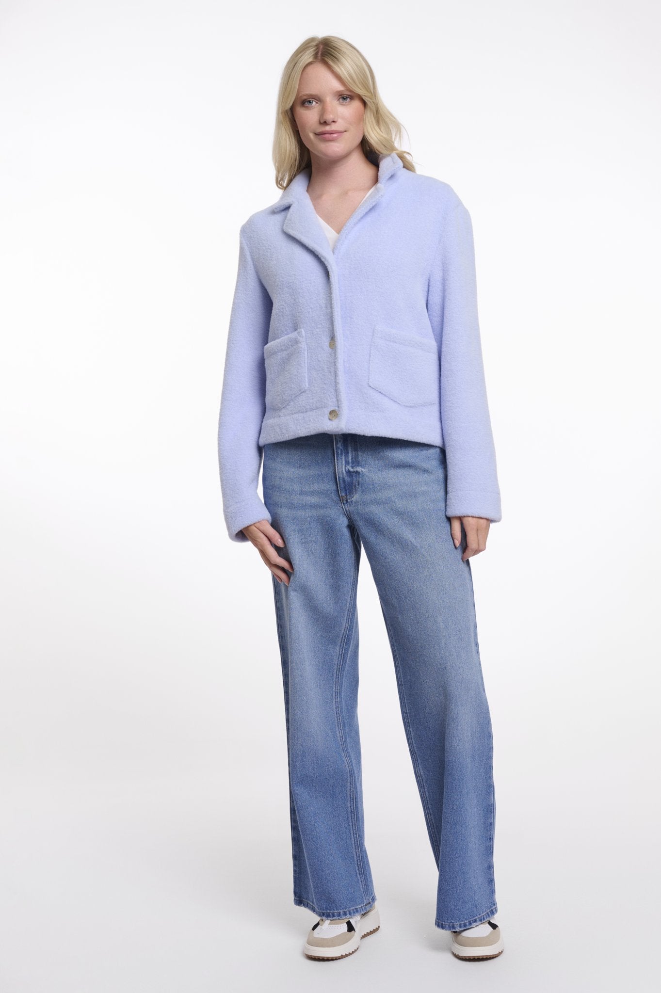 Rino&Pelle Teddyjacken Light Blue