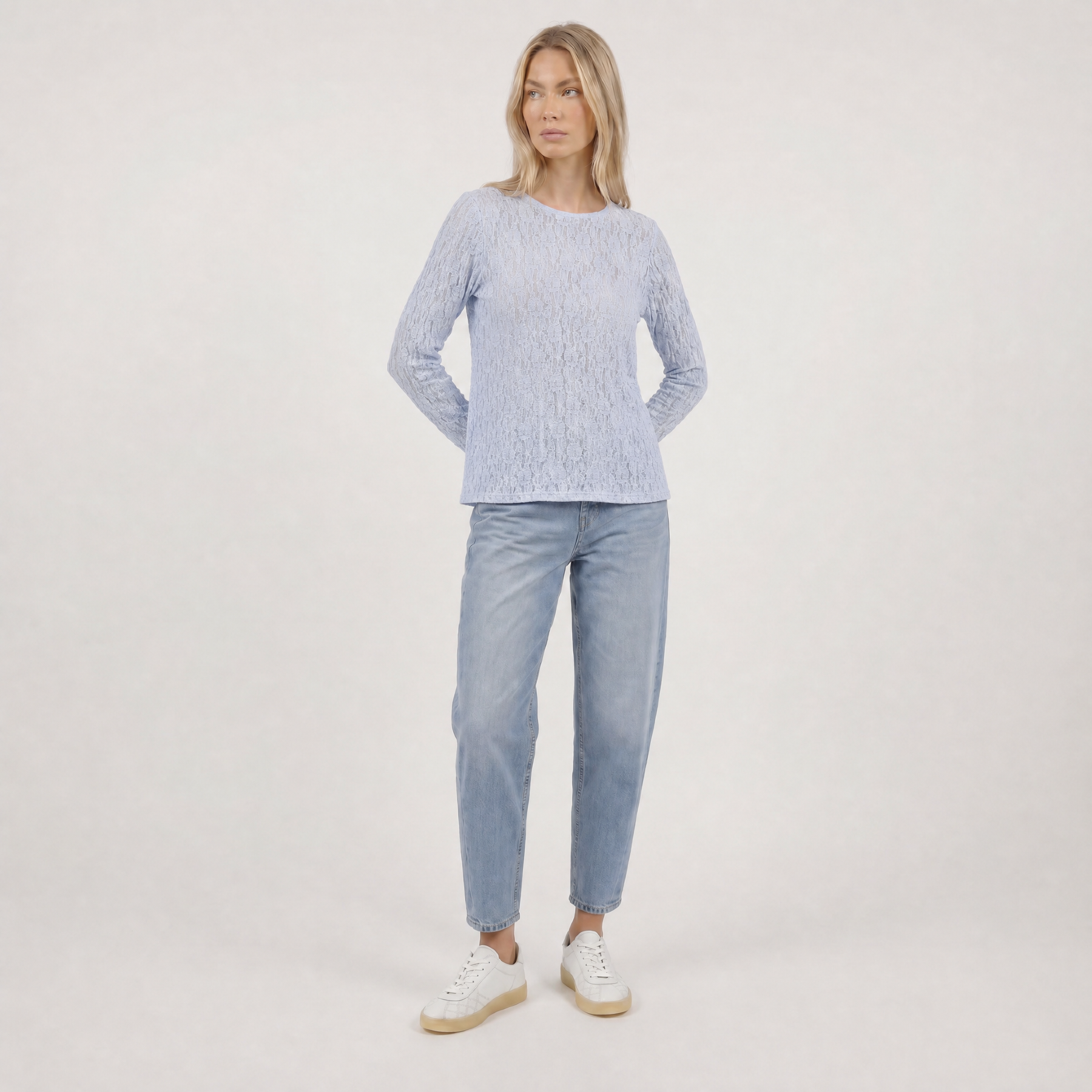 Longsleeve aus Spitze