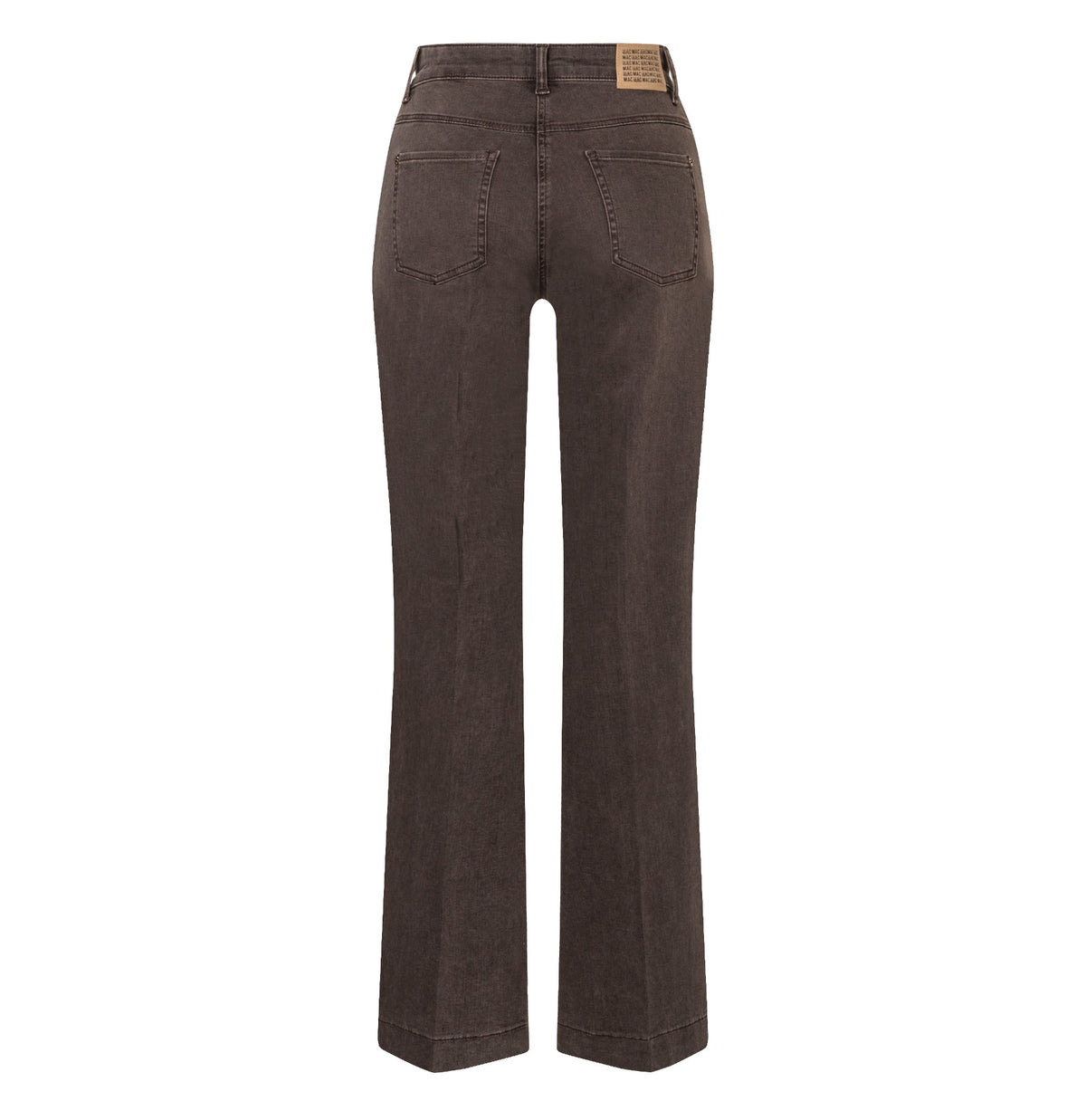 MAC Flared Leg Brown Stone Wash