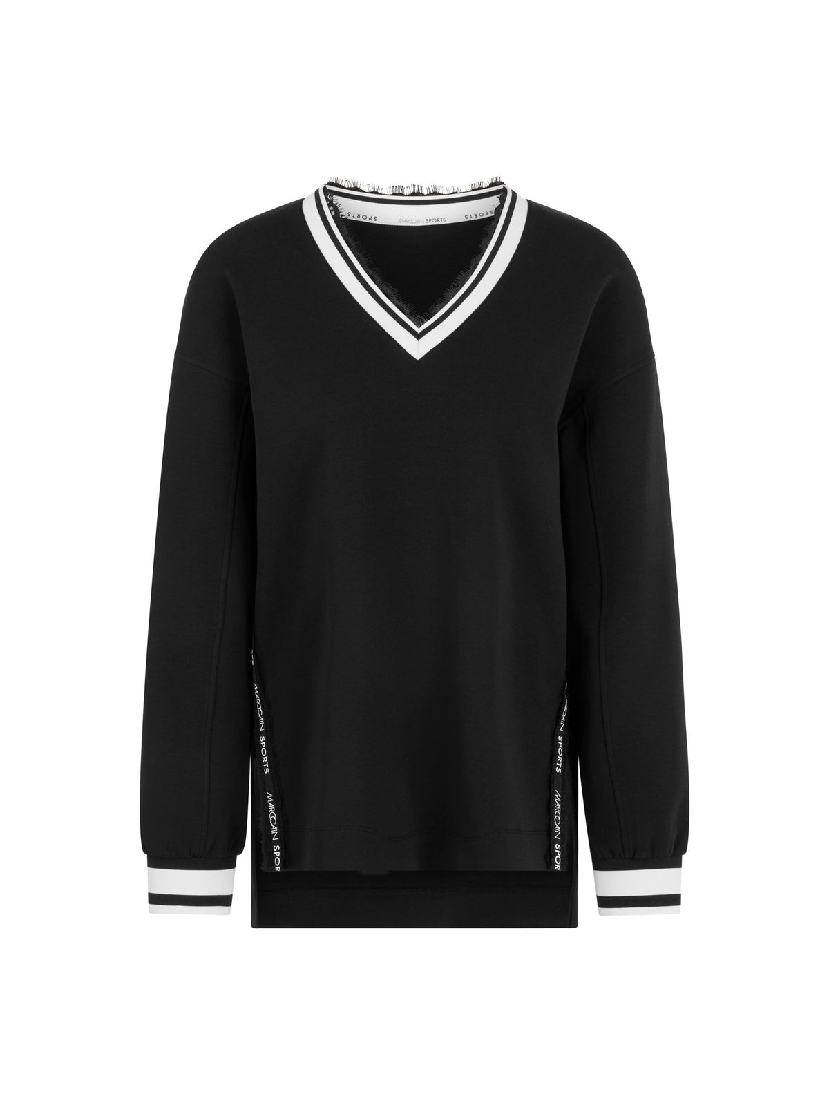Sweatshirt mit Spitzendetails