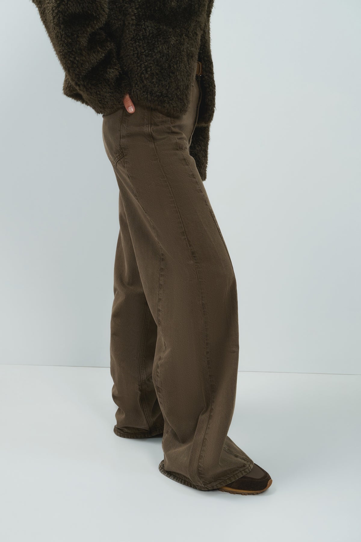Jeans mit weitem Bein