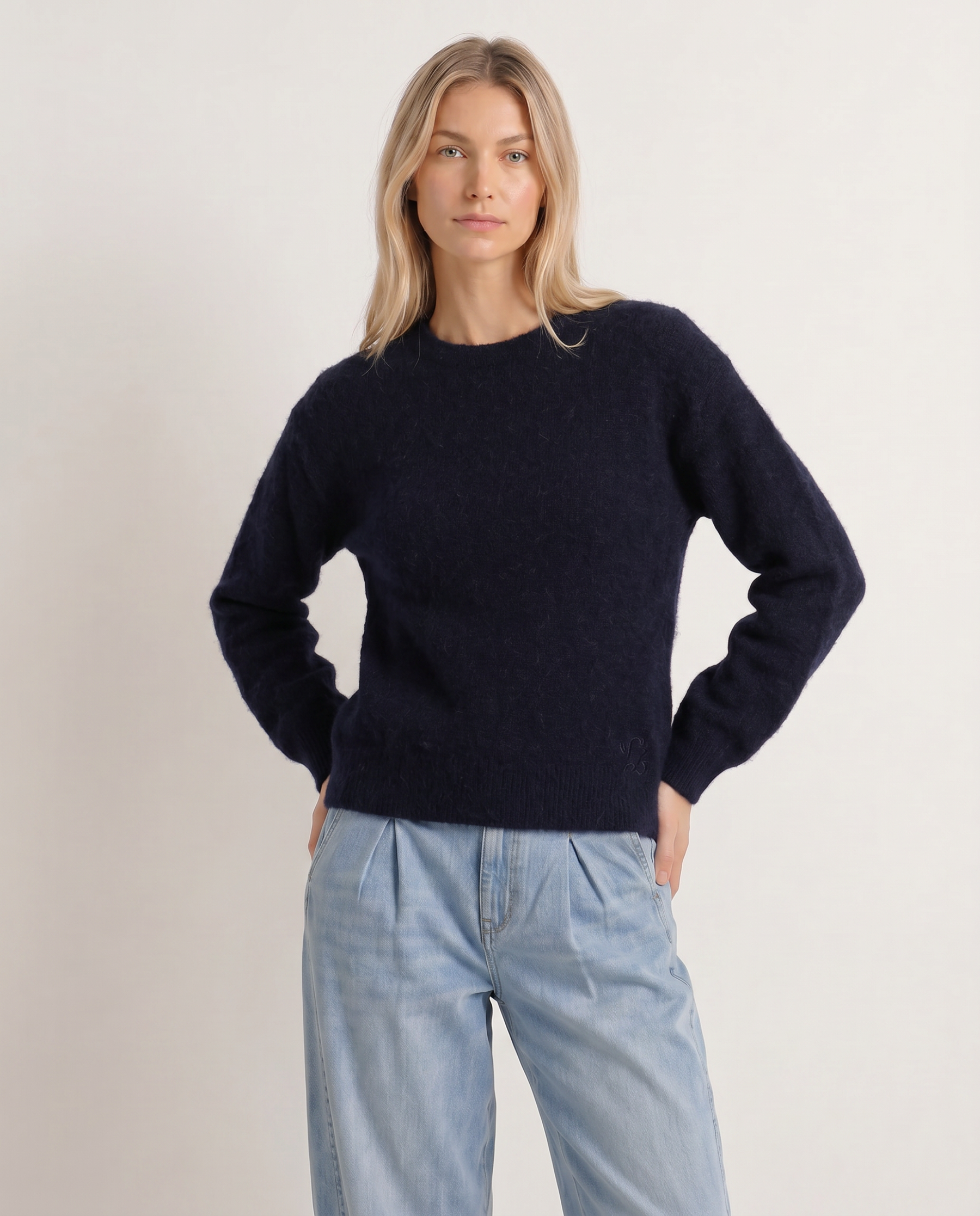 Goose Flash Strickpullover Navy