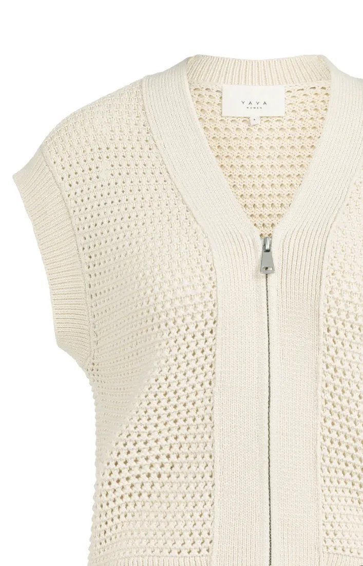 Ärmelloser Cardigan
