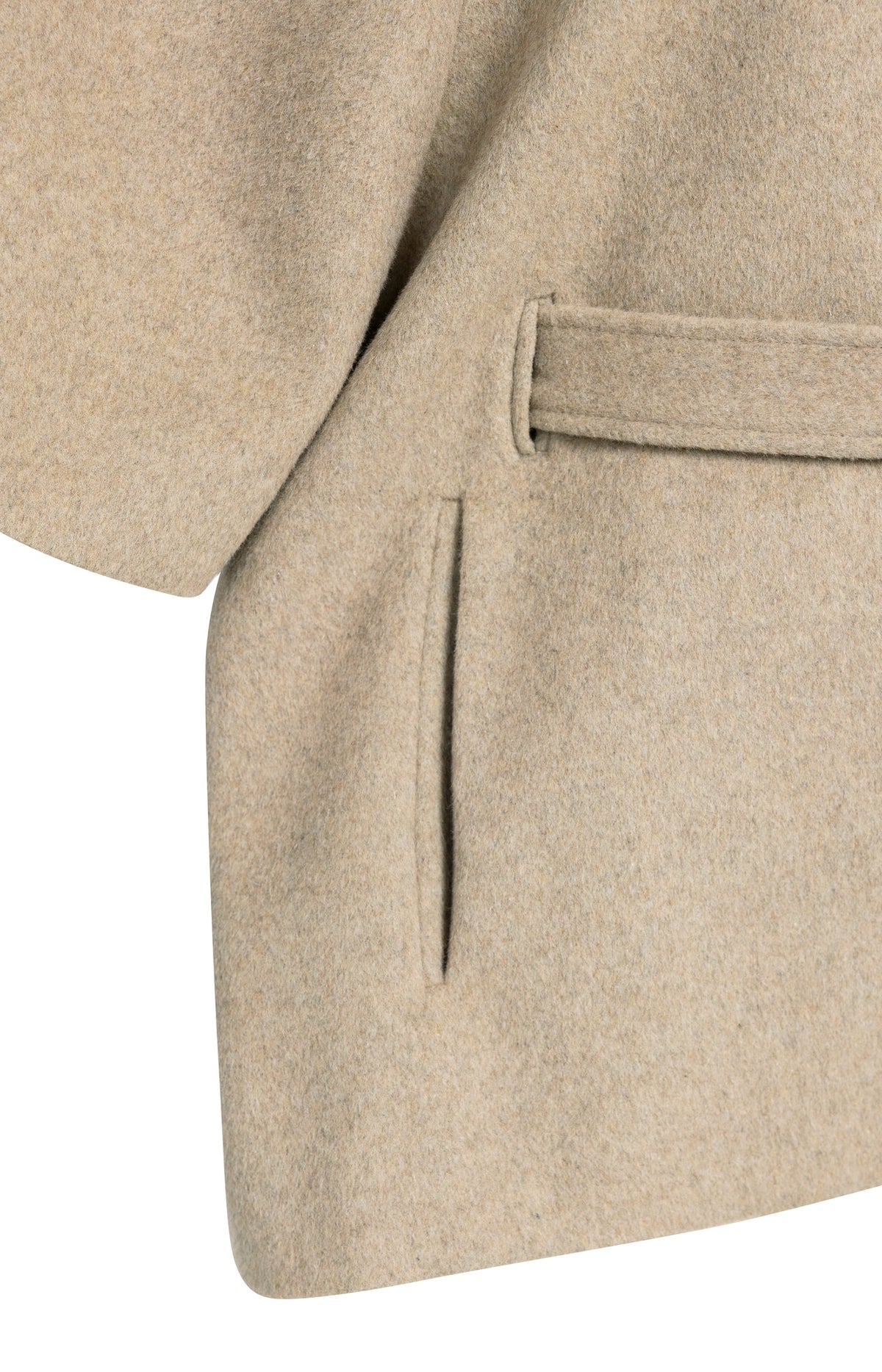 Ponchojacke mit Gürtel