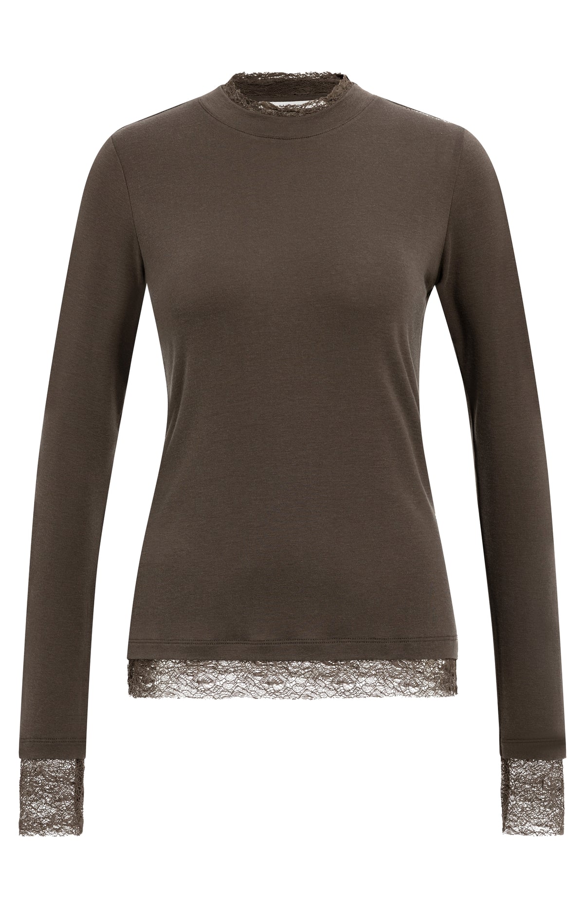 Longsleeve mit Spitzendetails